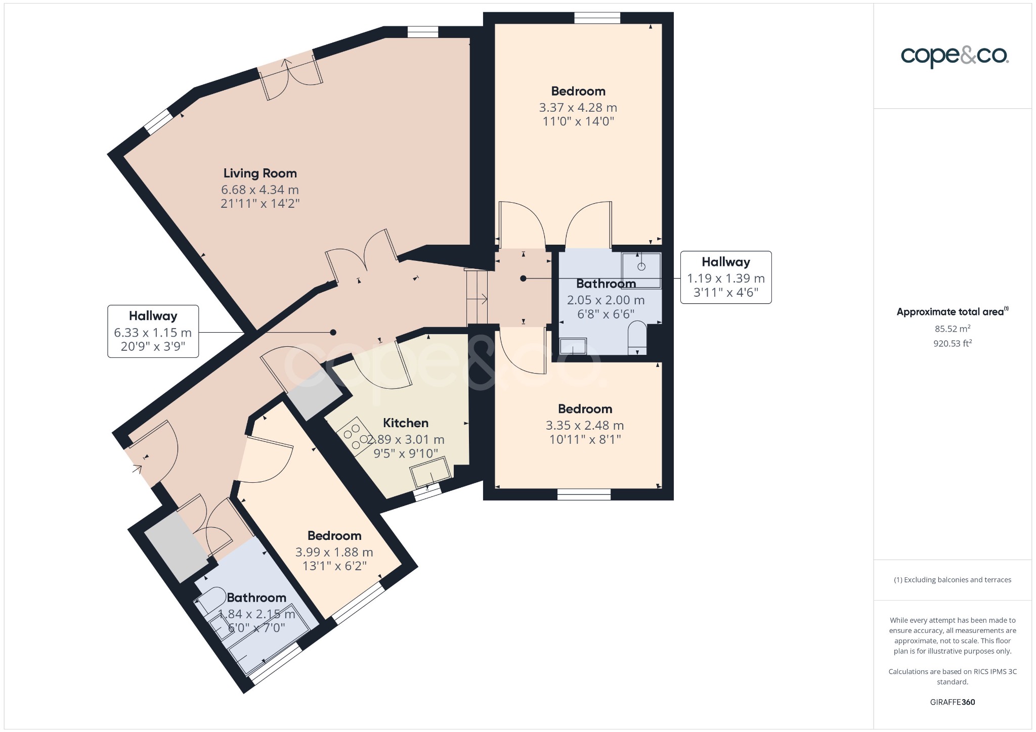 Apartment 11, Belper Road, Derby floorplan