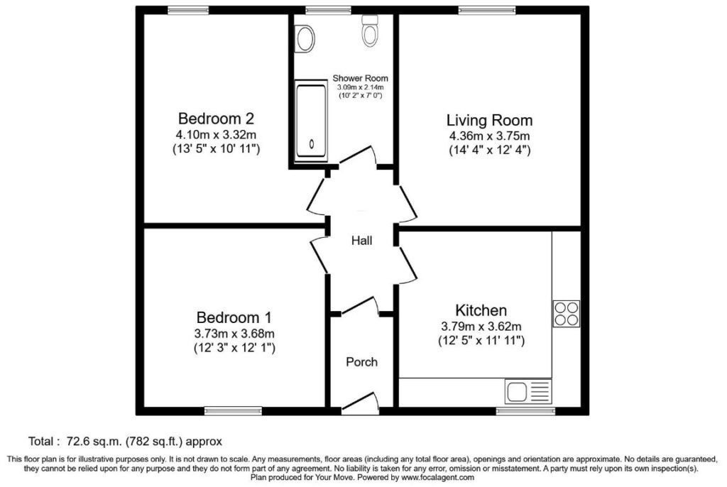 23A, Balmain Street, Montrose floorplan