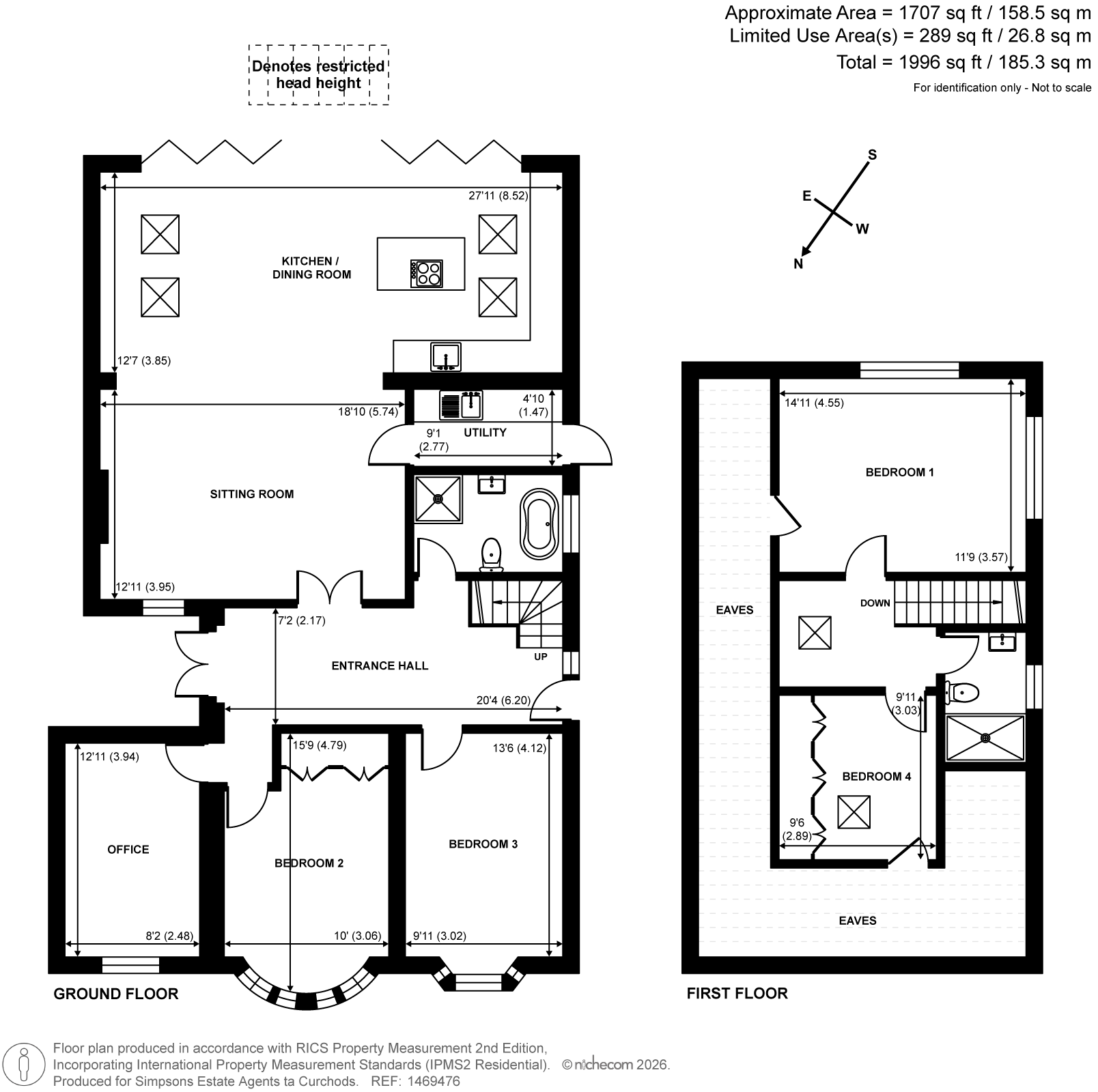 72, The Woodlands, Esher floorplan