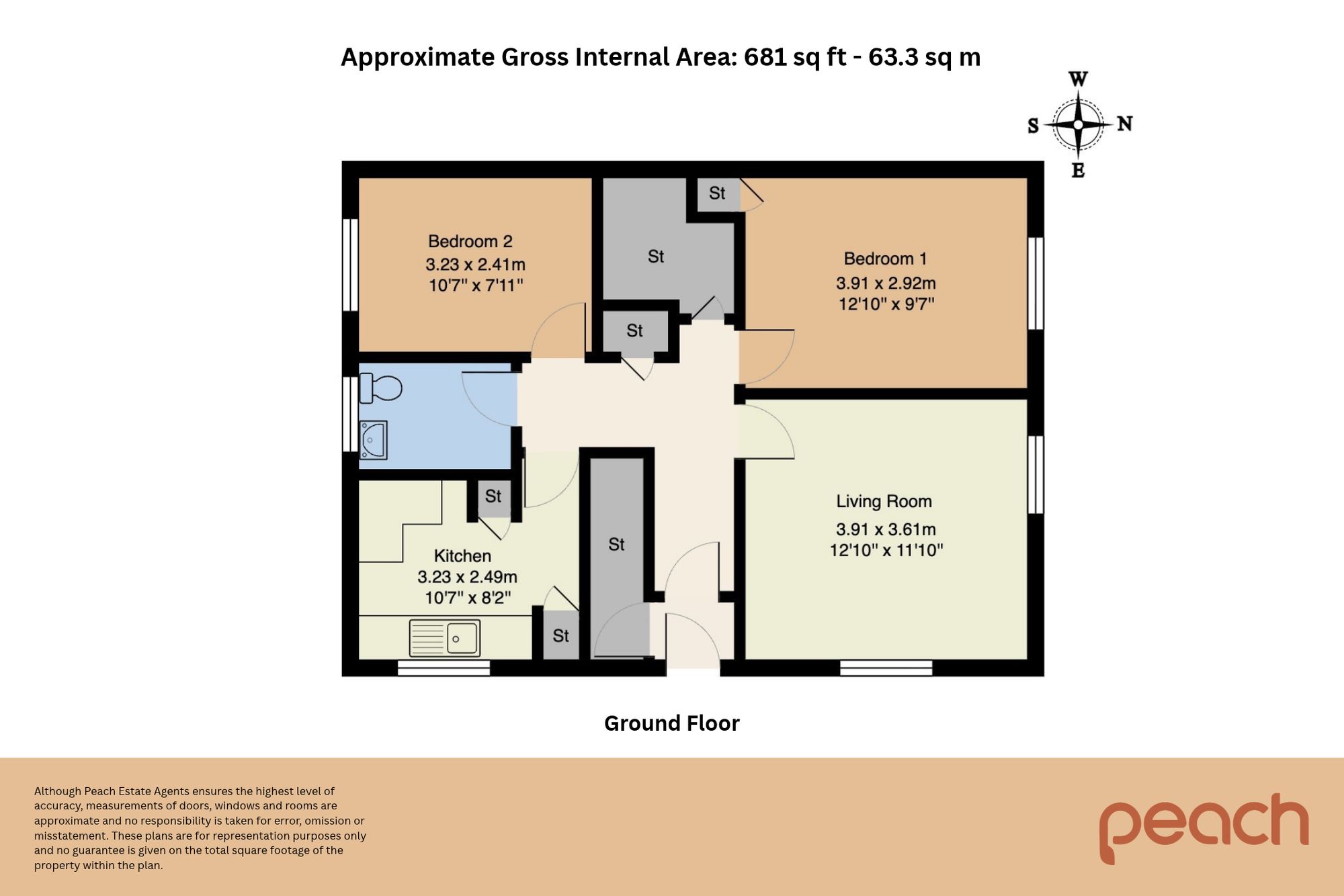 18b The Peak, Swindon floorplan