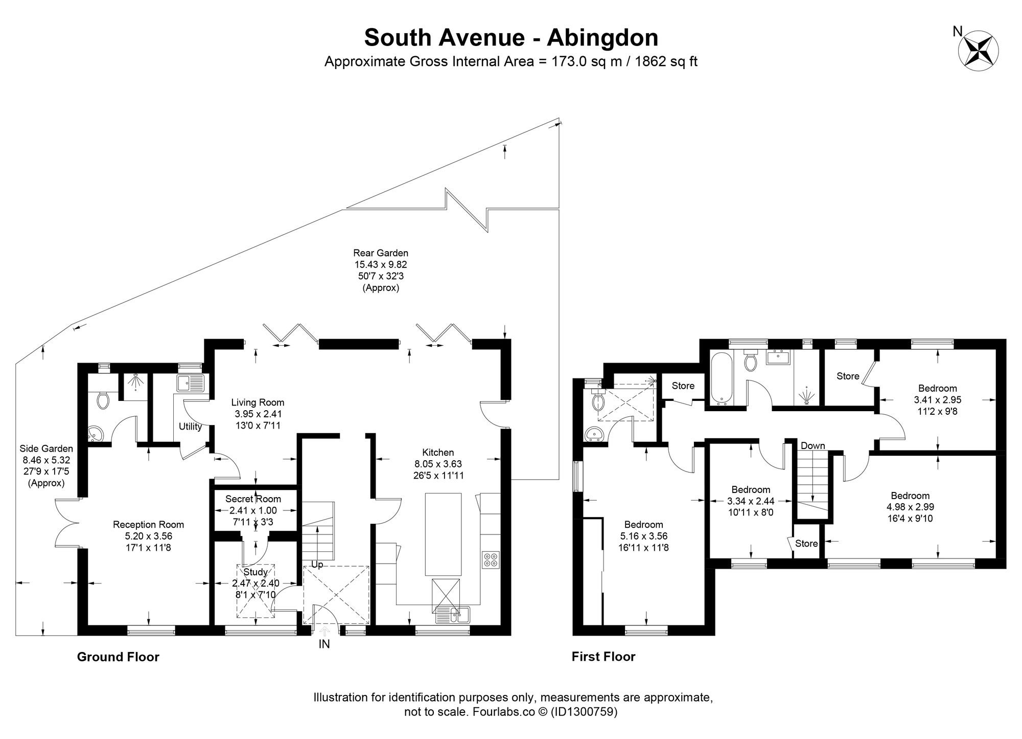 24, South Avenue, Abingdon floorplan