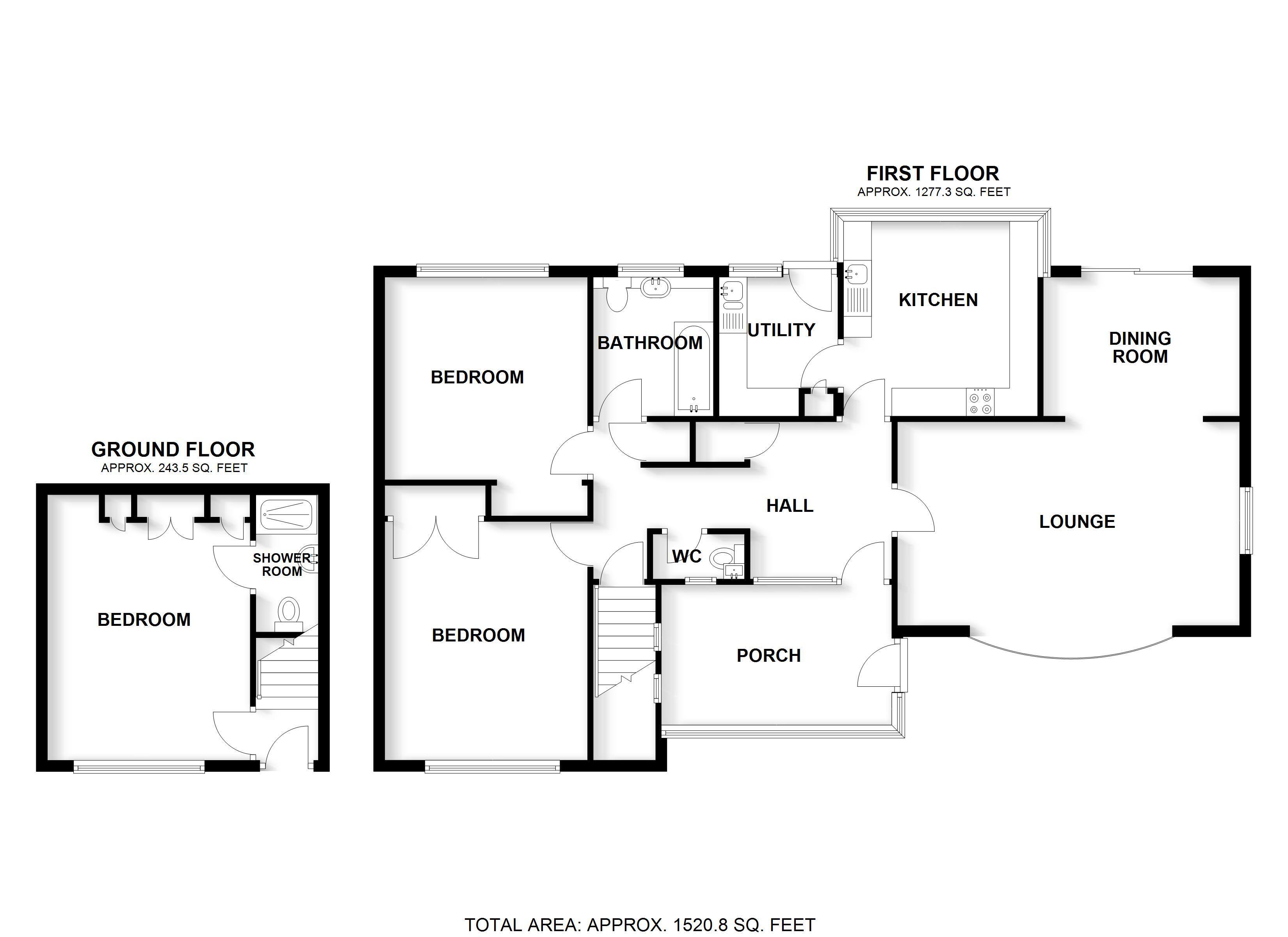 Newcastle Road, Loggerheads, Market Drayton floorplan