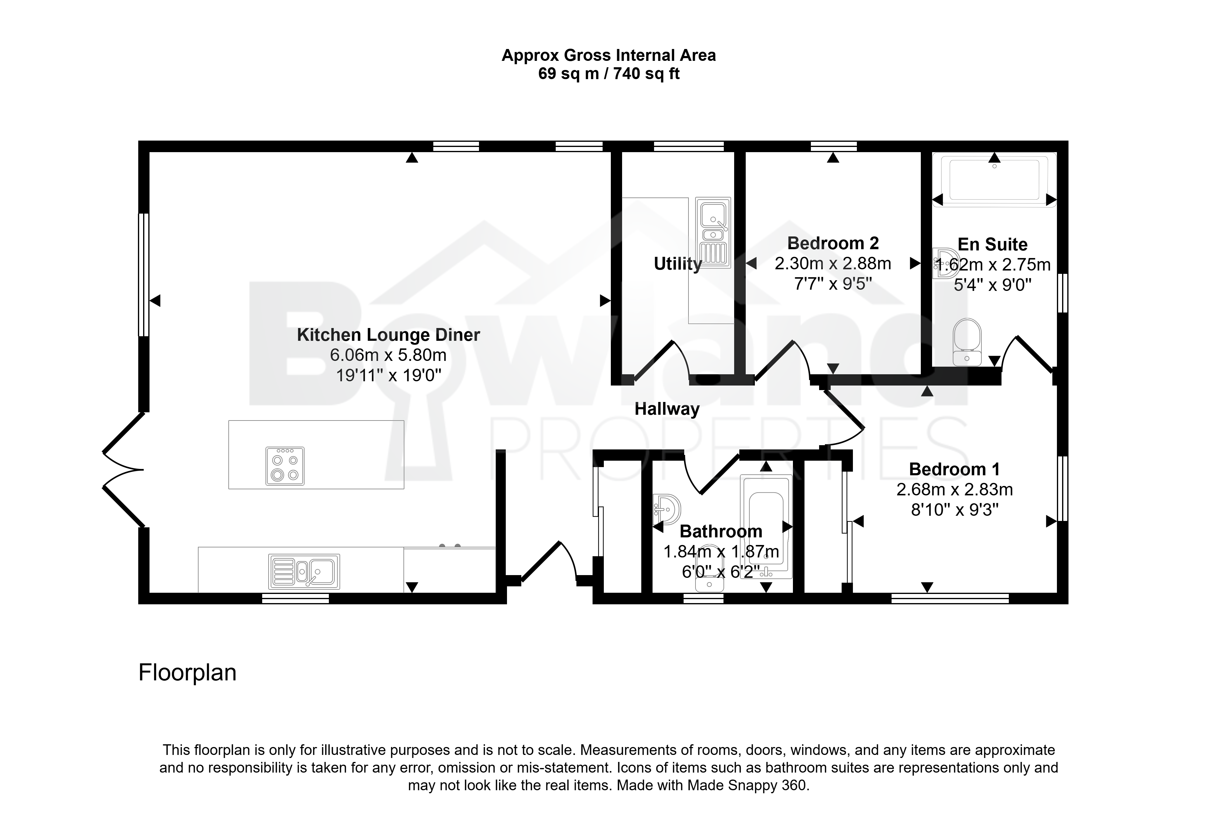 44 St Andrews, Tydd St Giles Golf and Country Club, Kirkgate floorplan