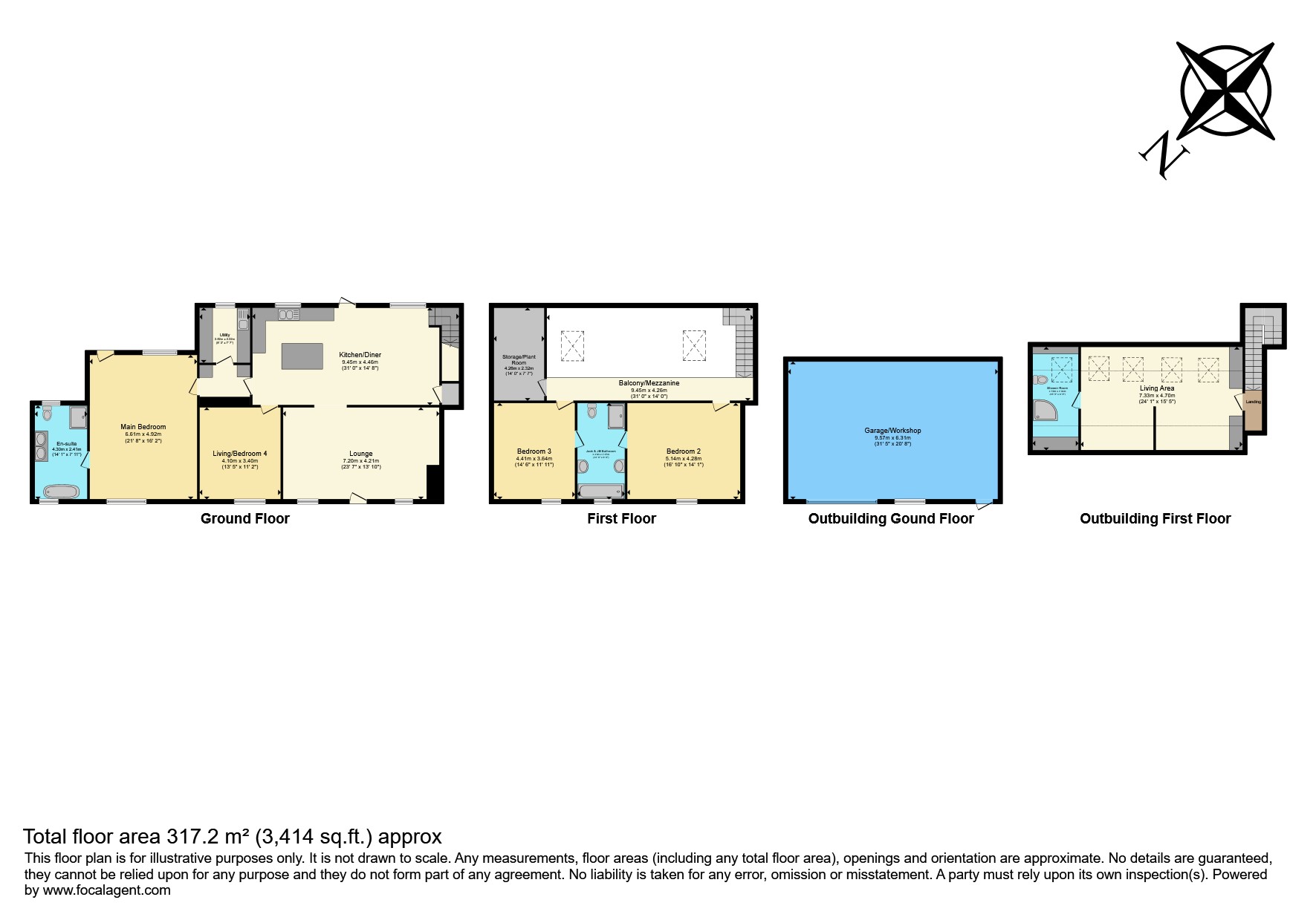 Yr Hen Felin, Ty'r Pwll, Broadlay, Ferryside floorplan