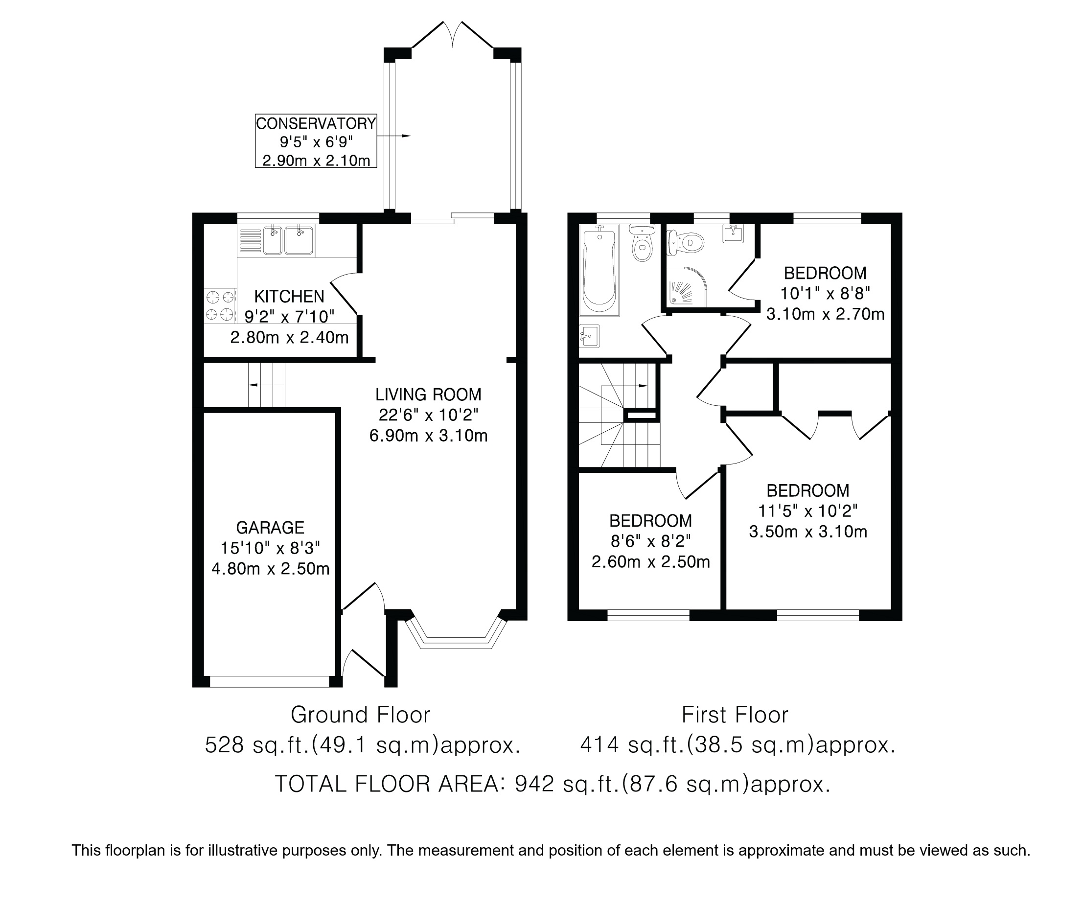 60, Digswell Rise, Hertfordshire floorplan
