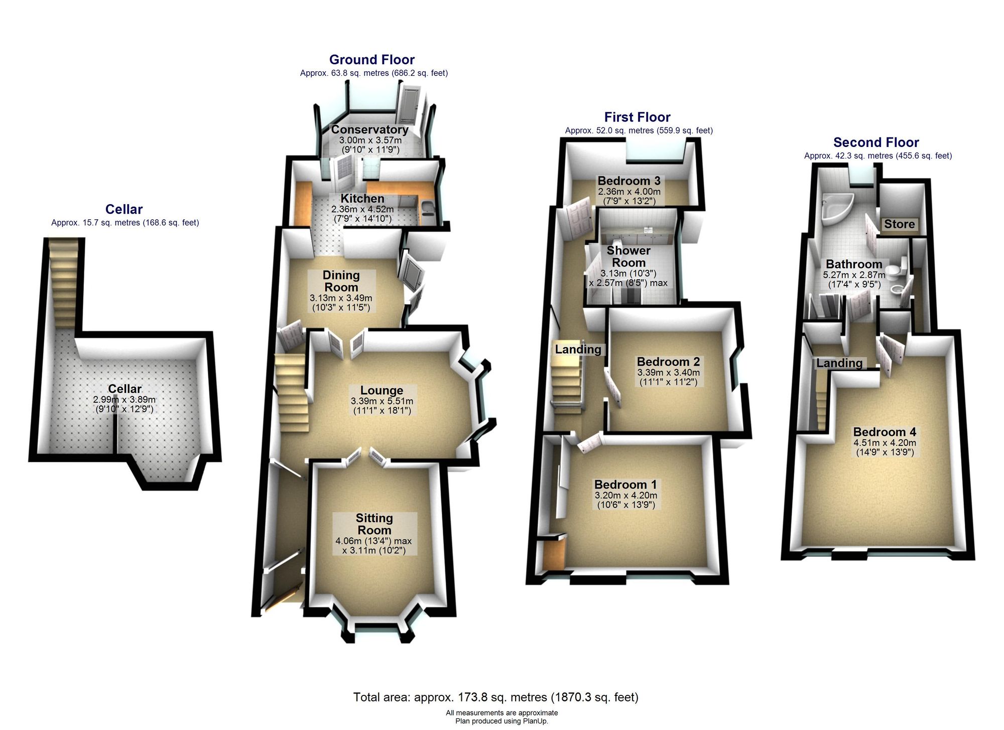 134 Hangingwater Road, Sheffield floorplan