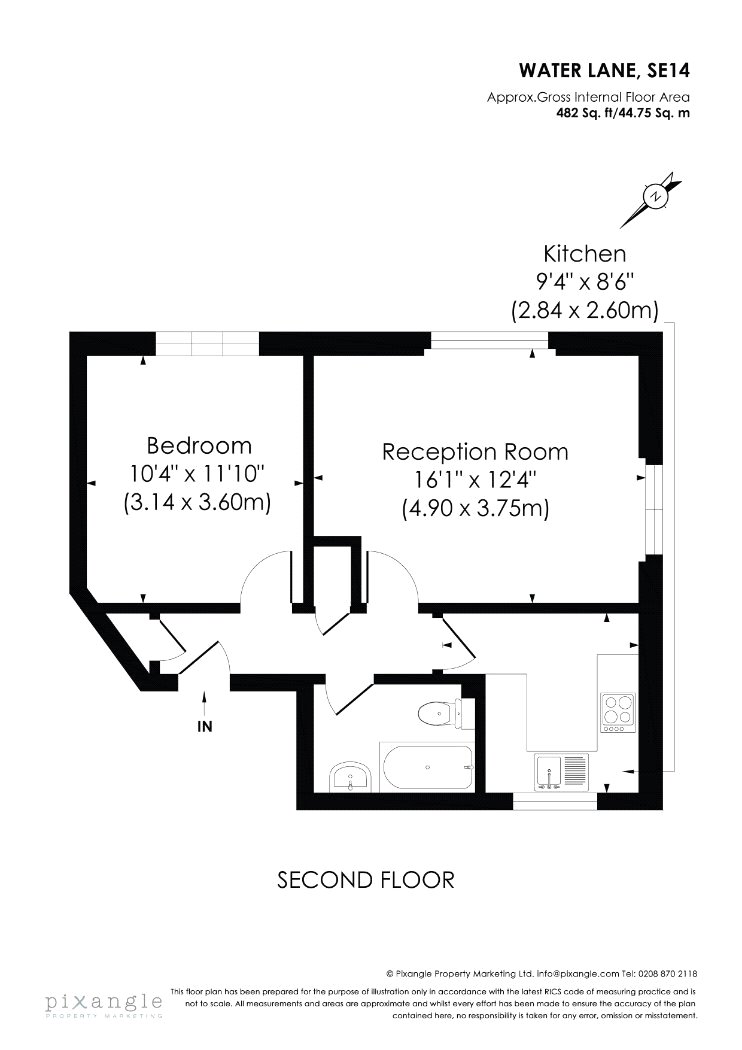 65, Water Lane, London floorplan
