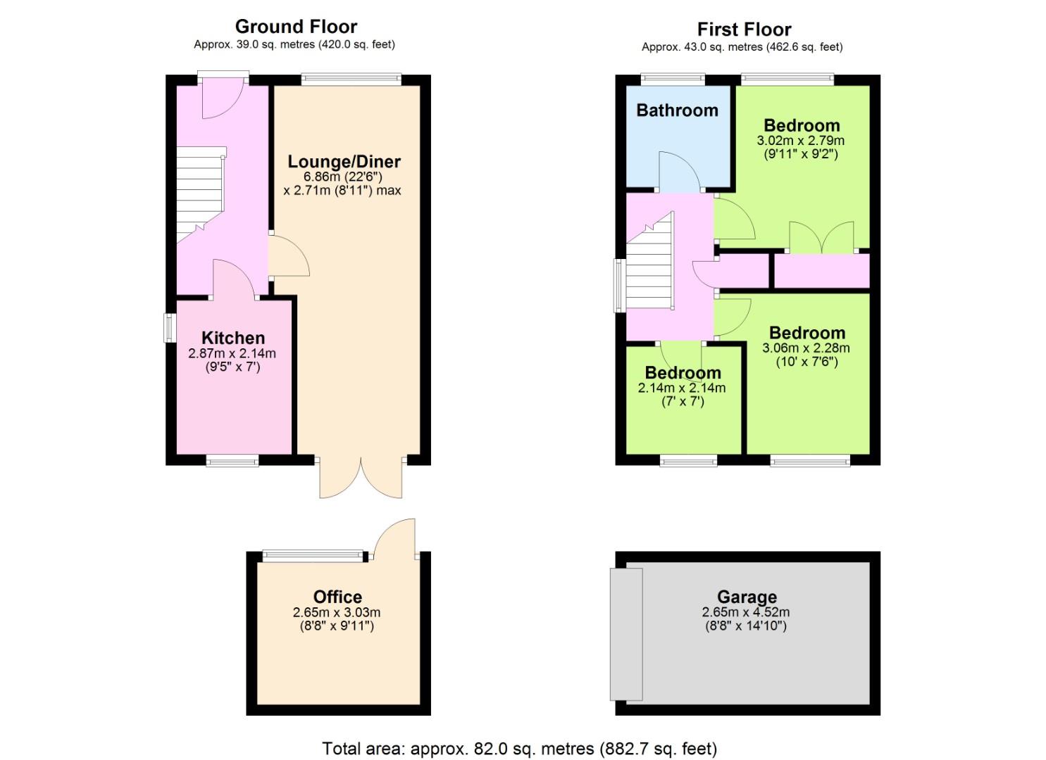 127, Coombe Road, Brighton floorplan