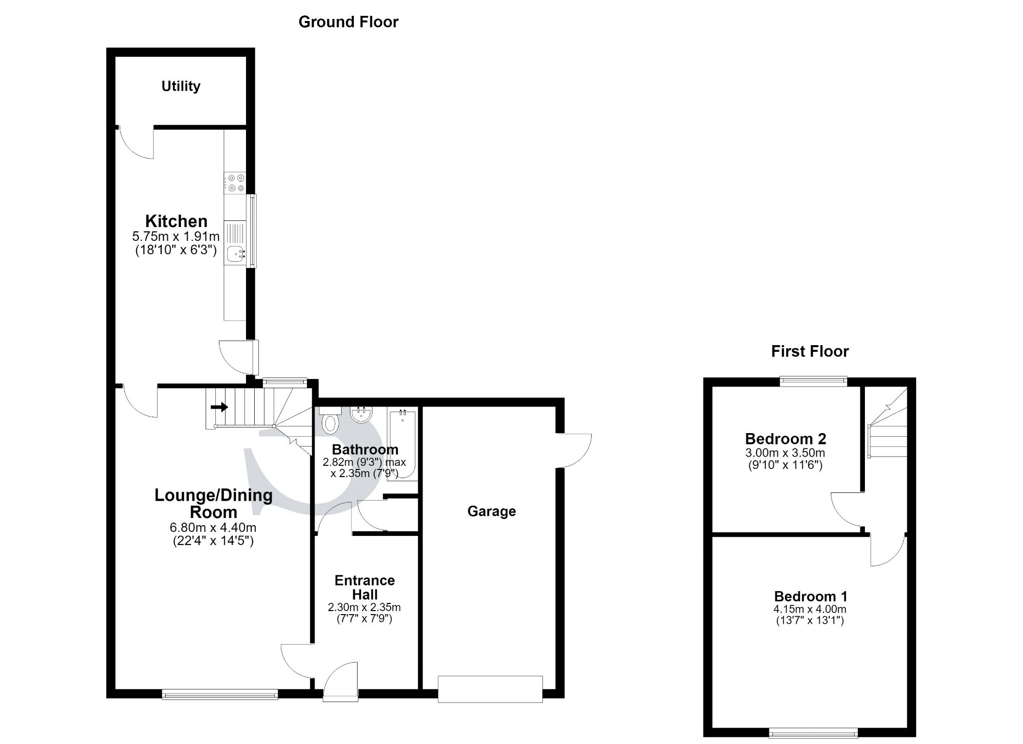 22 Stephenson Way, Leicester floorplan