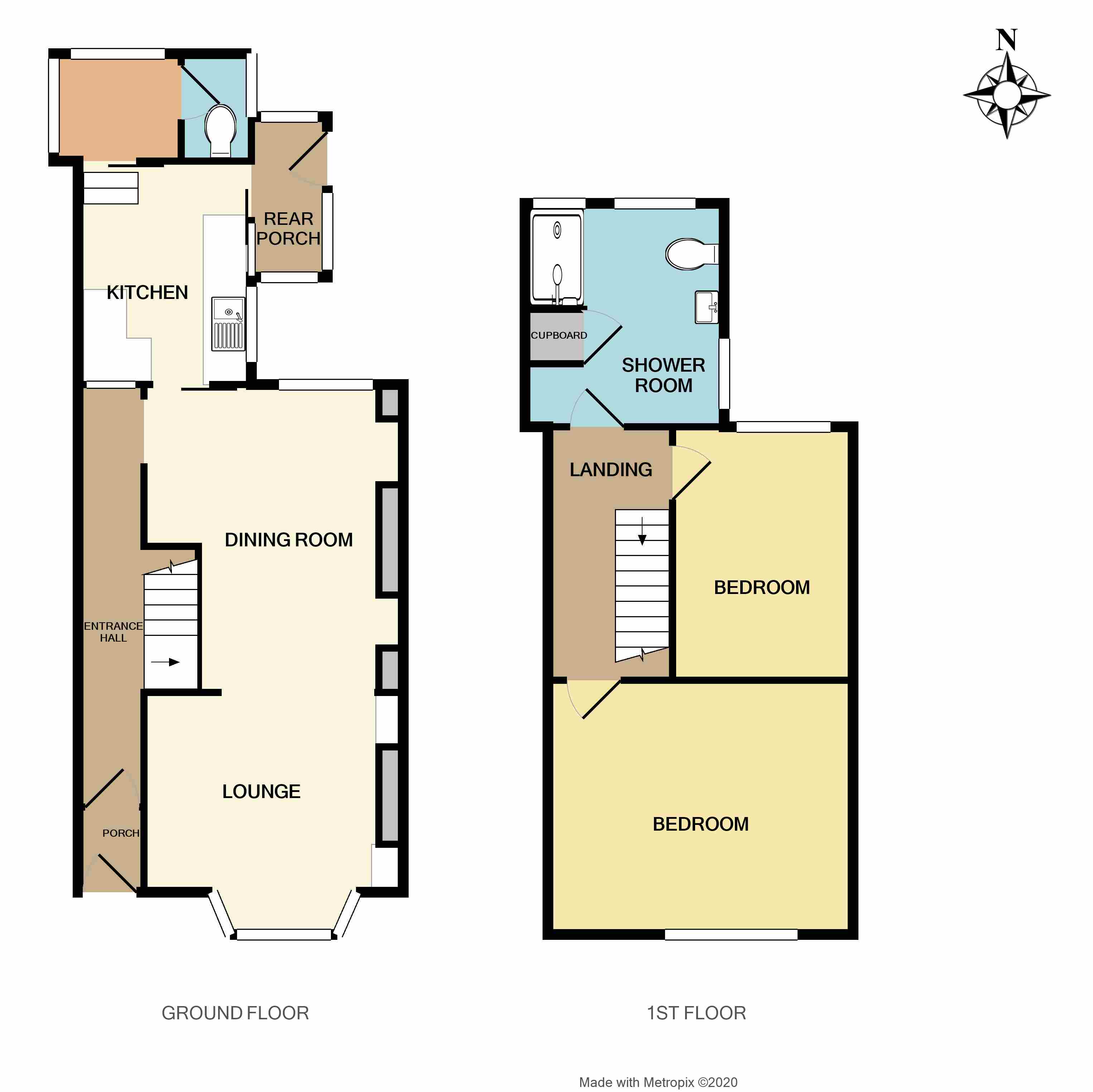 St. Michaels Road, Paignton TQ4, 2 bedroom terraced house for sale