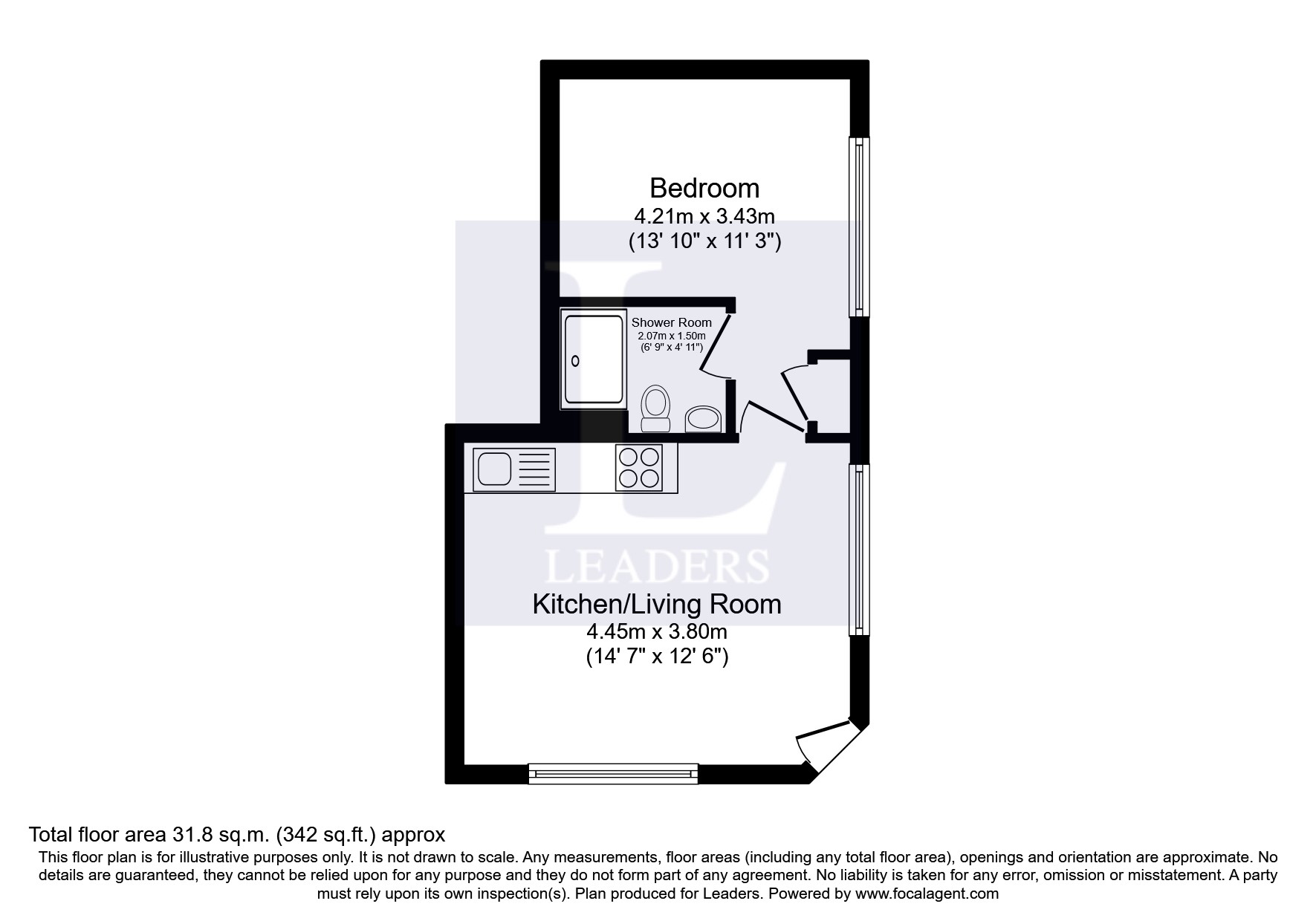 31, South Street, Riddings floorplan