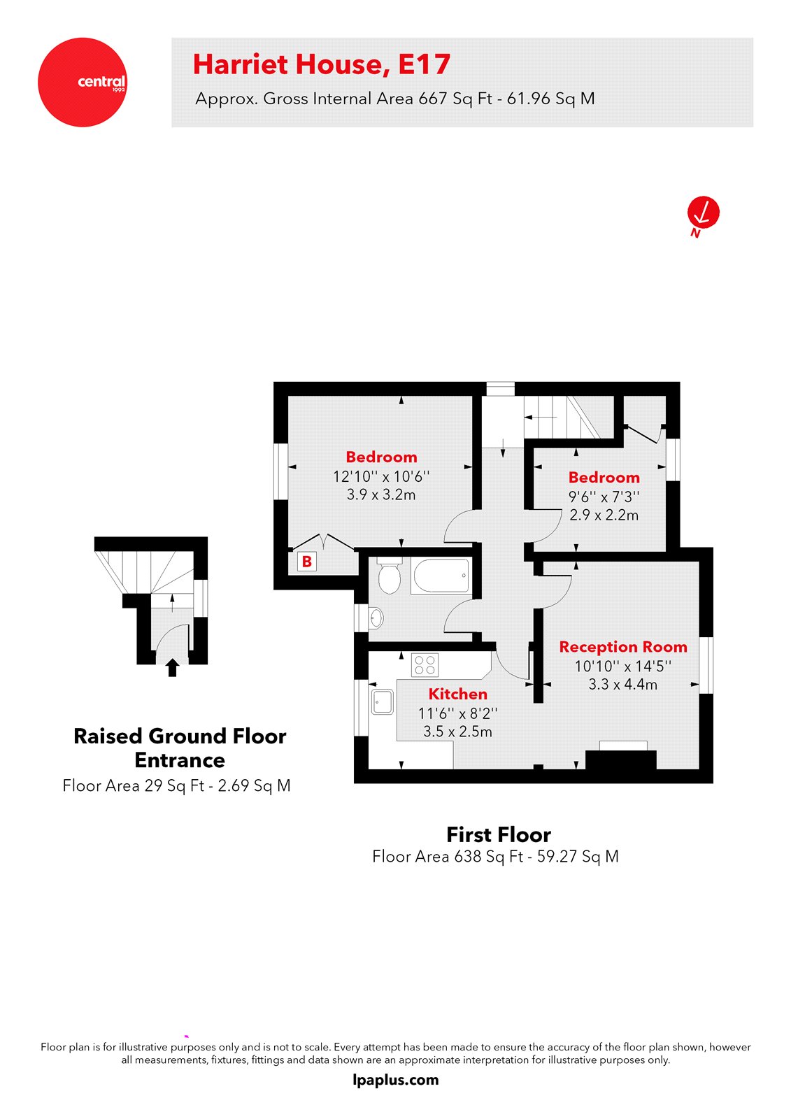 Harriet House, London floorplan