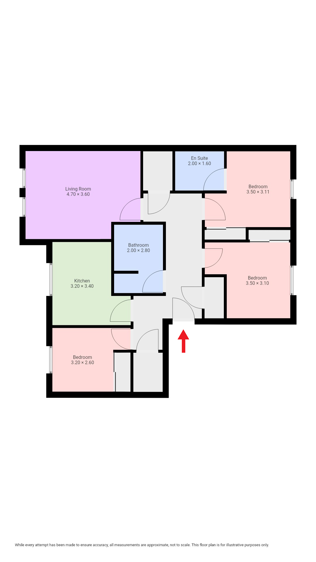 2/1, 46, Pleasance Street, Glasgow floorplan