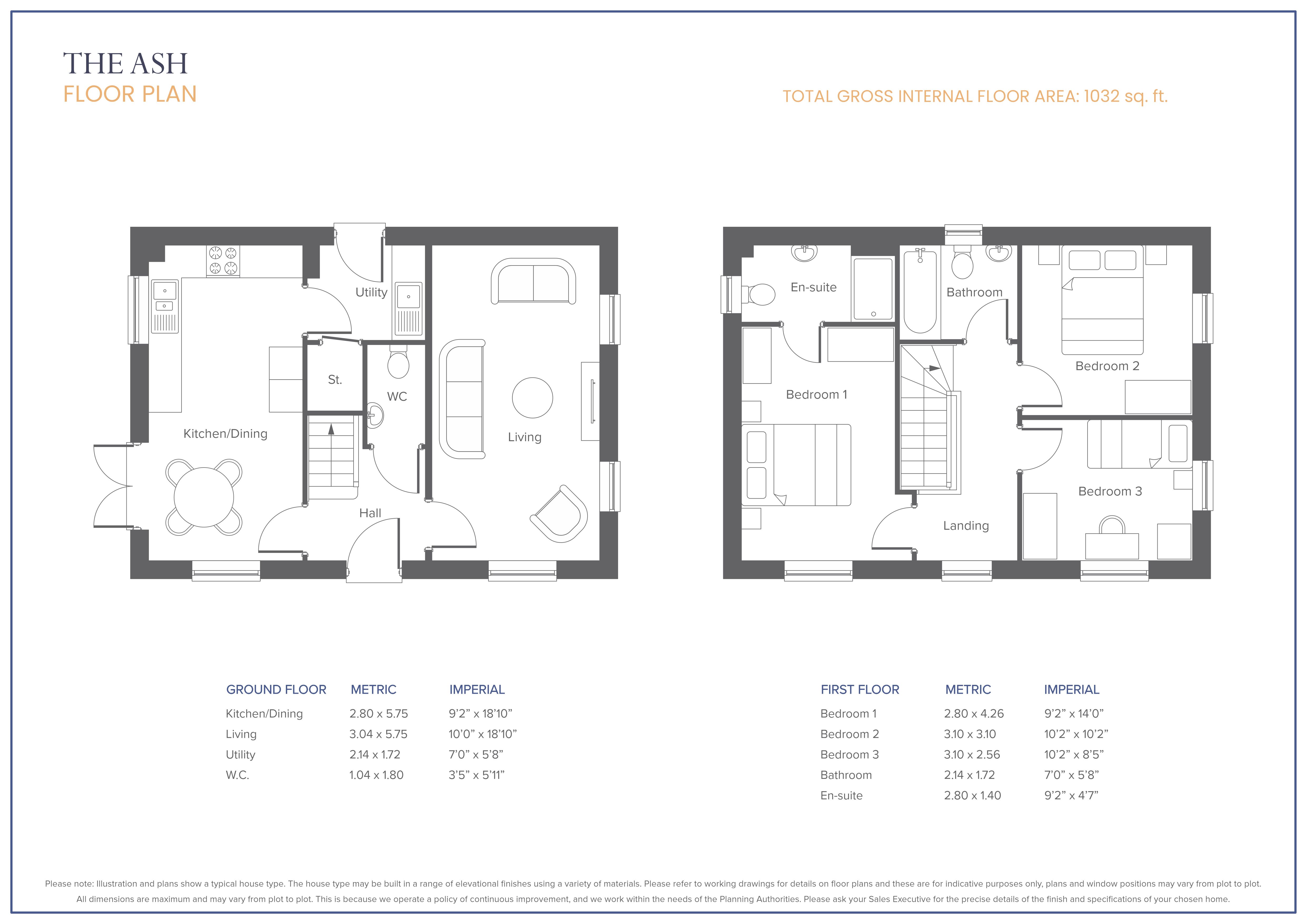 Plot 16,, The Hamlet, Malvern floorplan