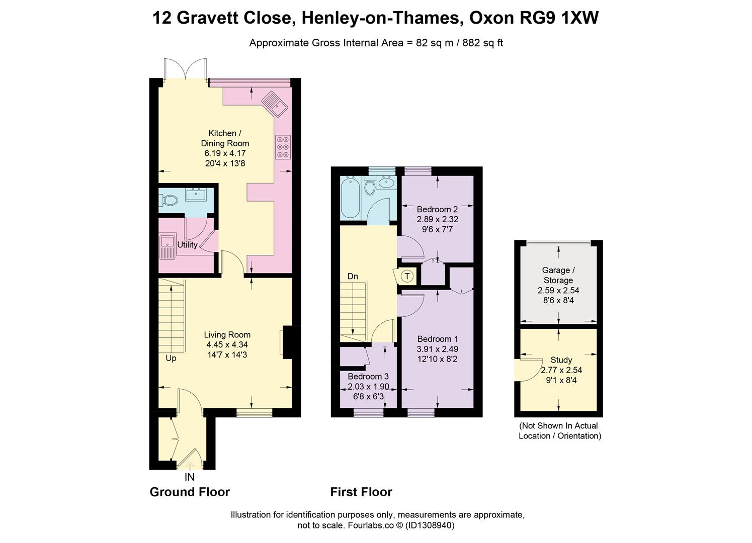 12, Gravett Close, Henley-on-Thames floorplan