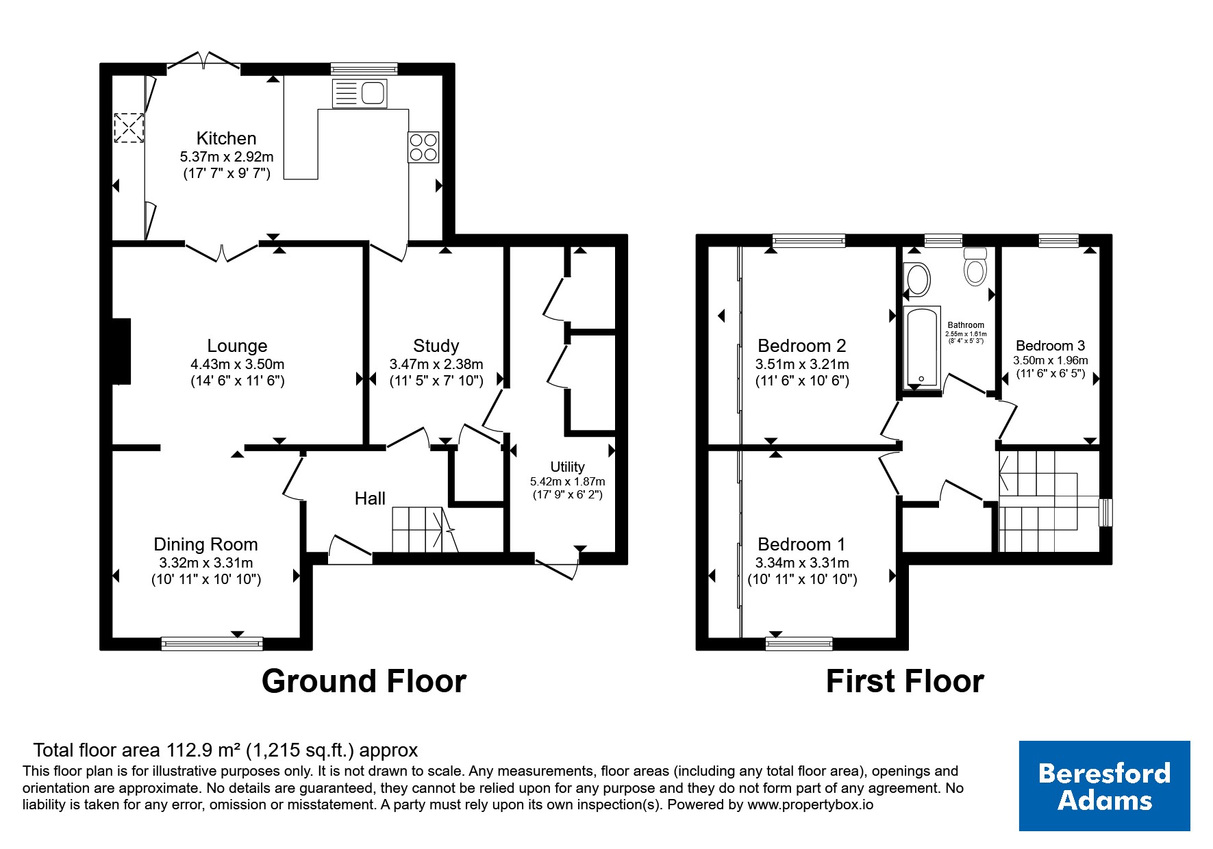 21, Canterbury Road, Chester floorplan