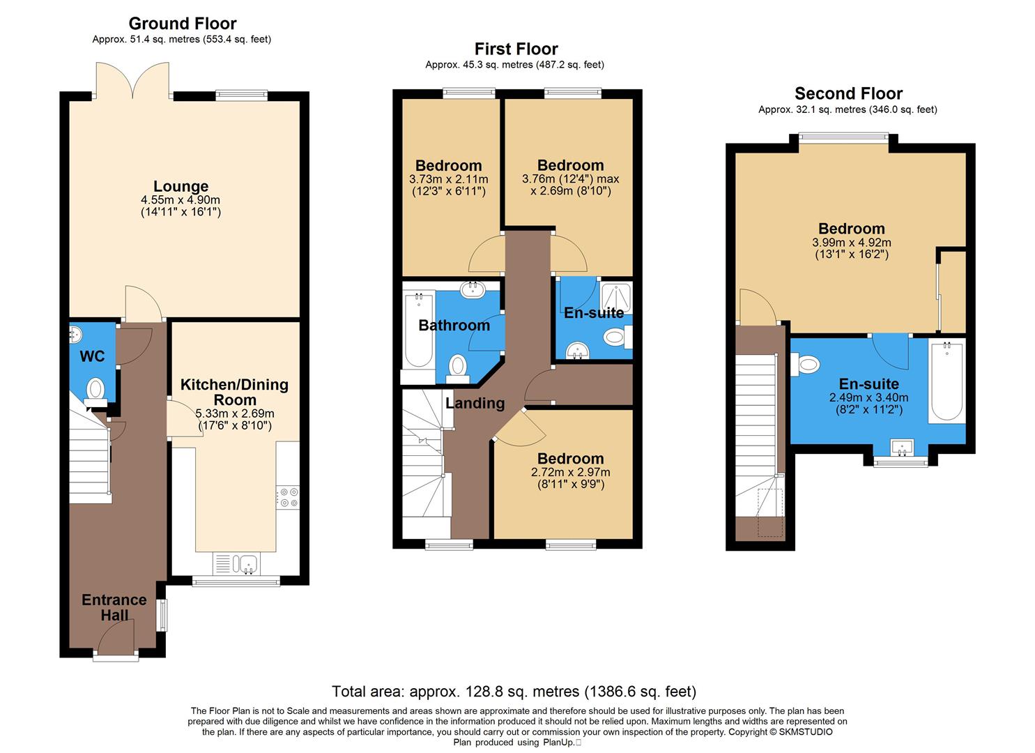 1B, Longacres, St. Albans floorplan