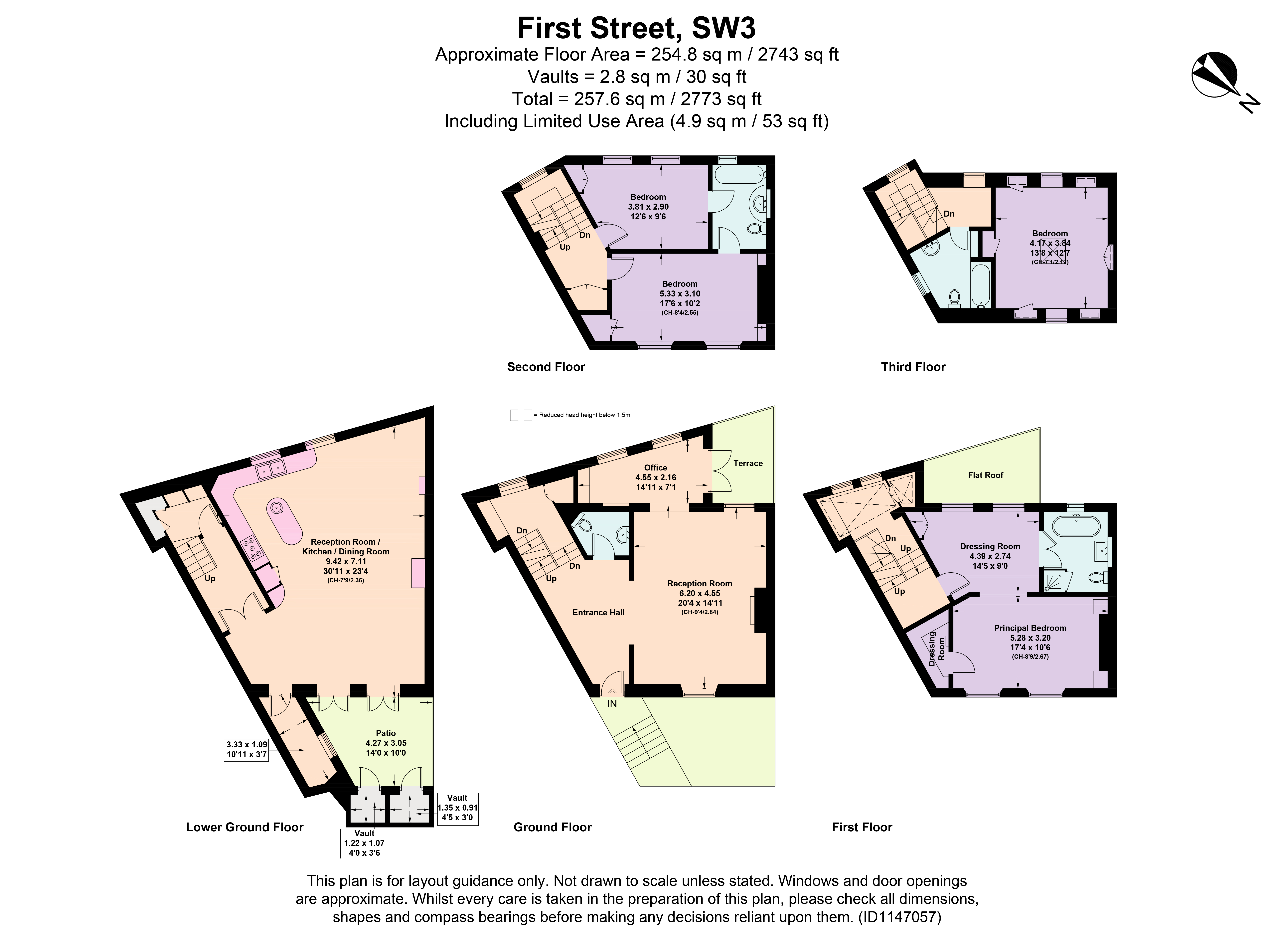 7, First Street, London floorplan