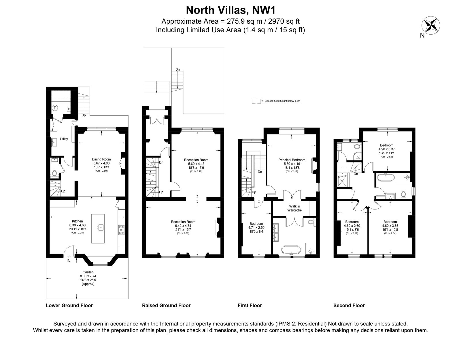 3, North Villas, London floorplan