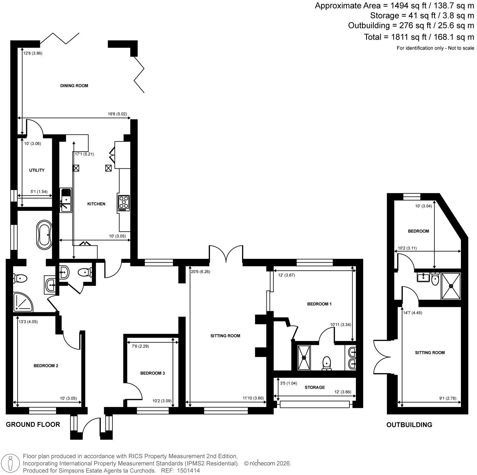 12, Church Road, Byfleet floorplan