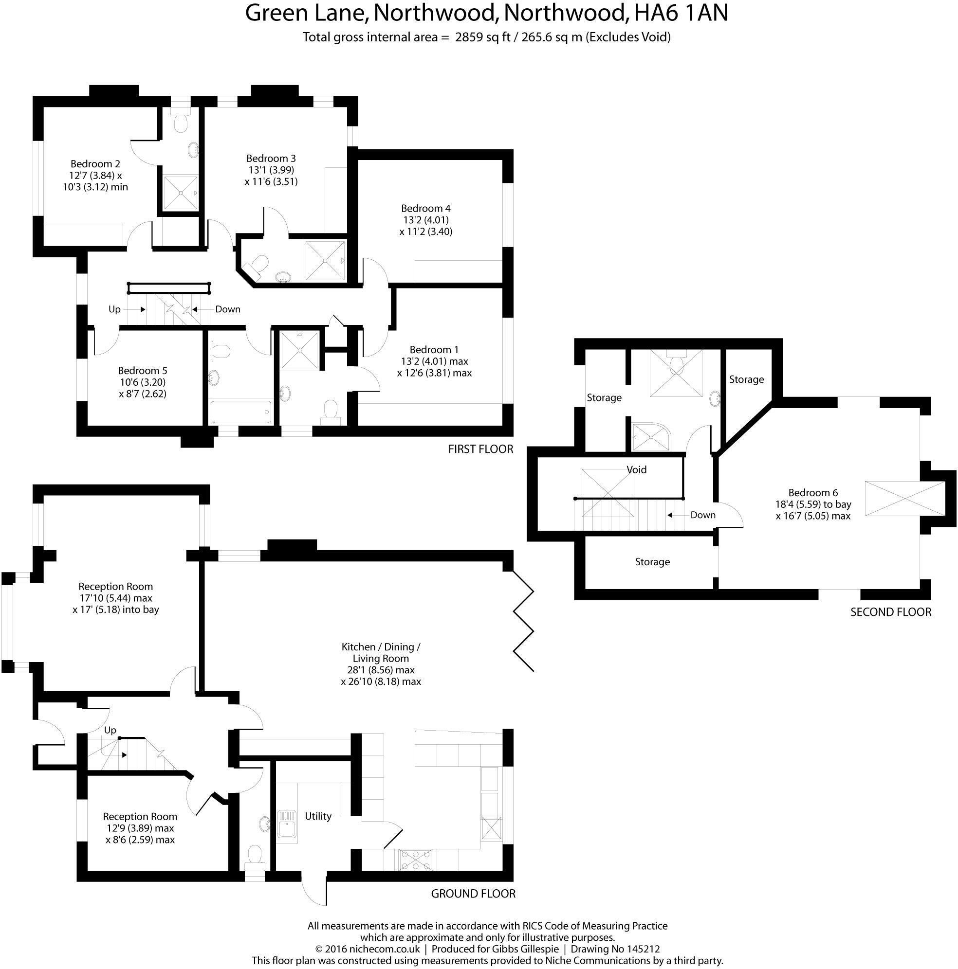 136, Green Lane, Middlesex floorplan