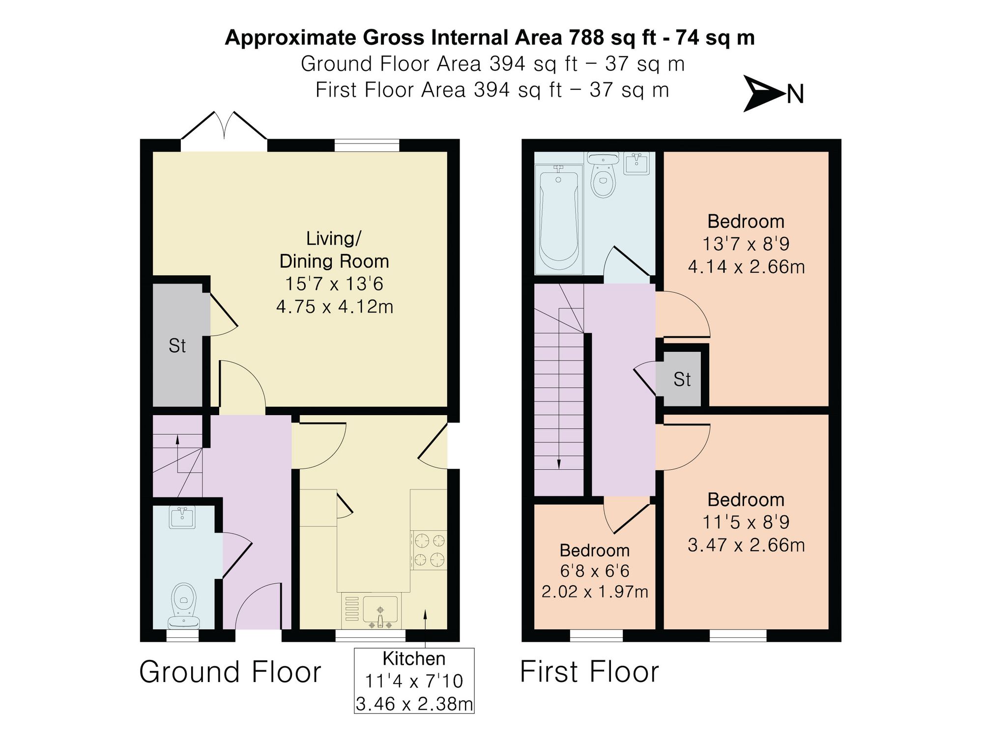 Bronn View Beacon Road, St. Austell floorplan