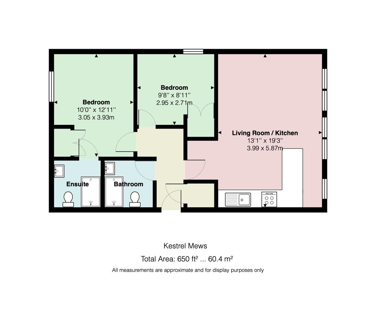 8 Kestral Mews, 104-108 Cathedral Road, Cardiff floorplan