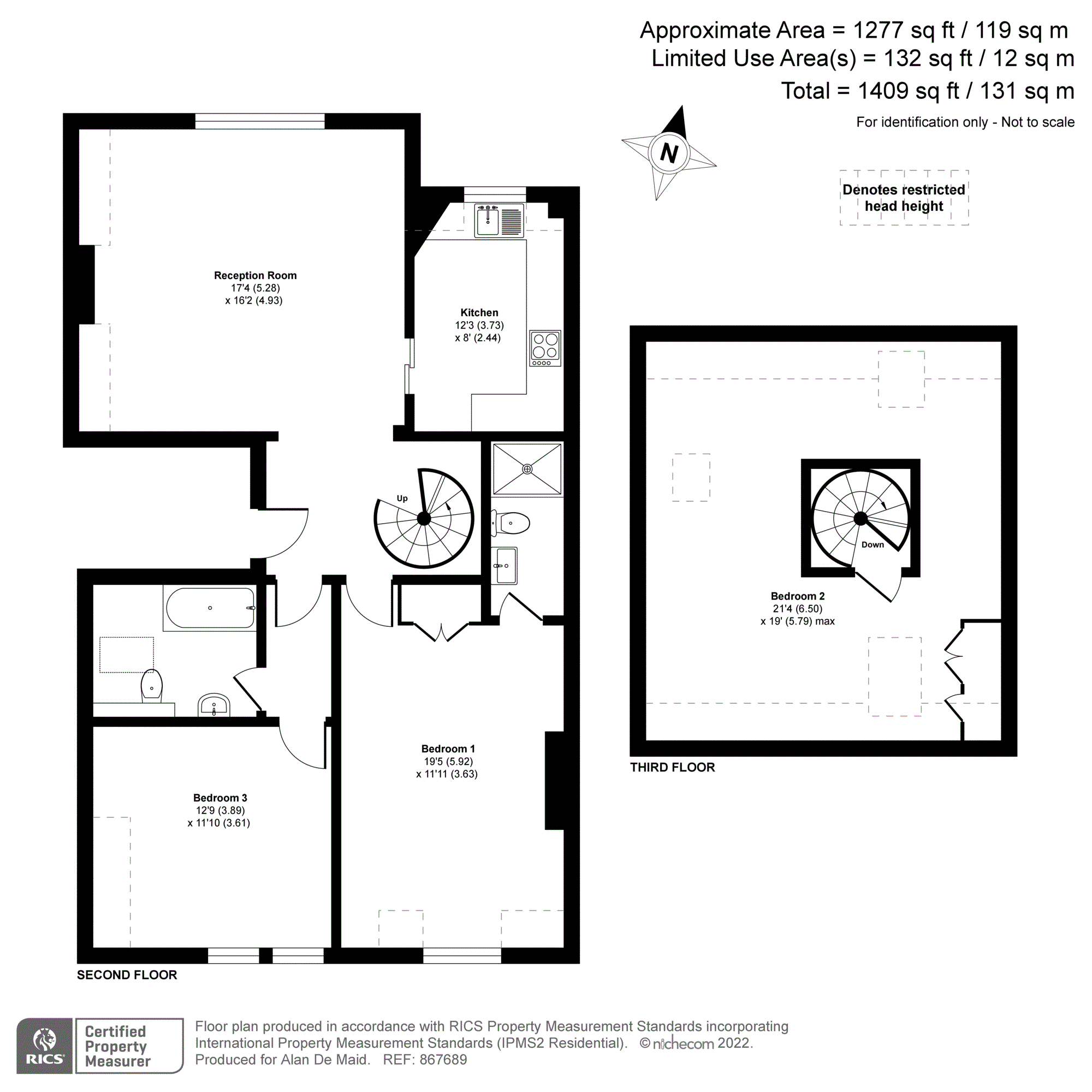 Westwood Hill, Sydenham SE26, 3 bedroom flat for sale 61870855