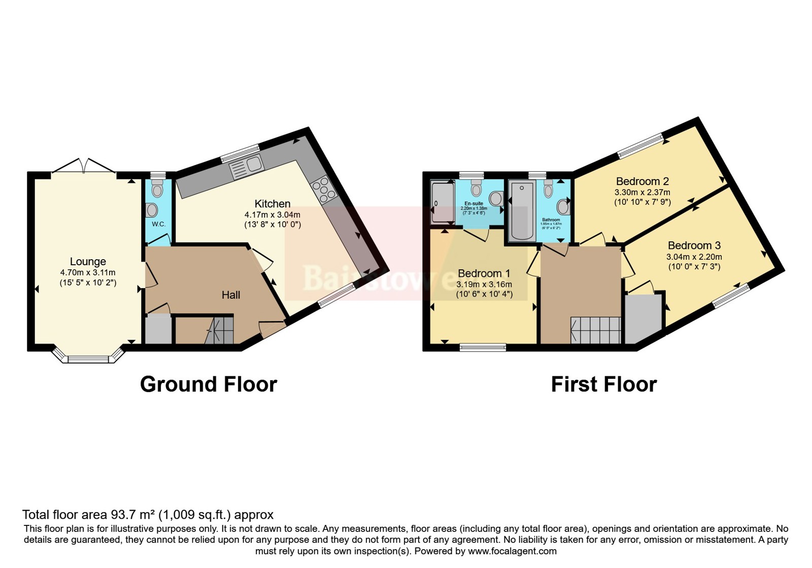 32, High Oakham Close, Nottinghamshire floorplan