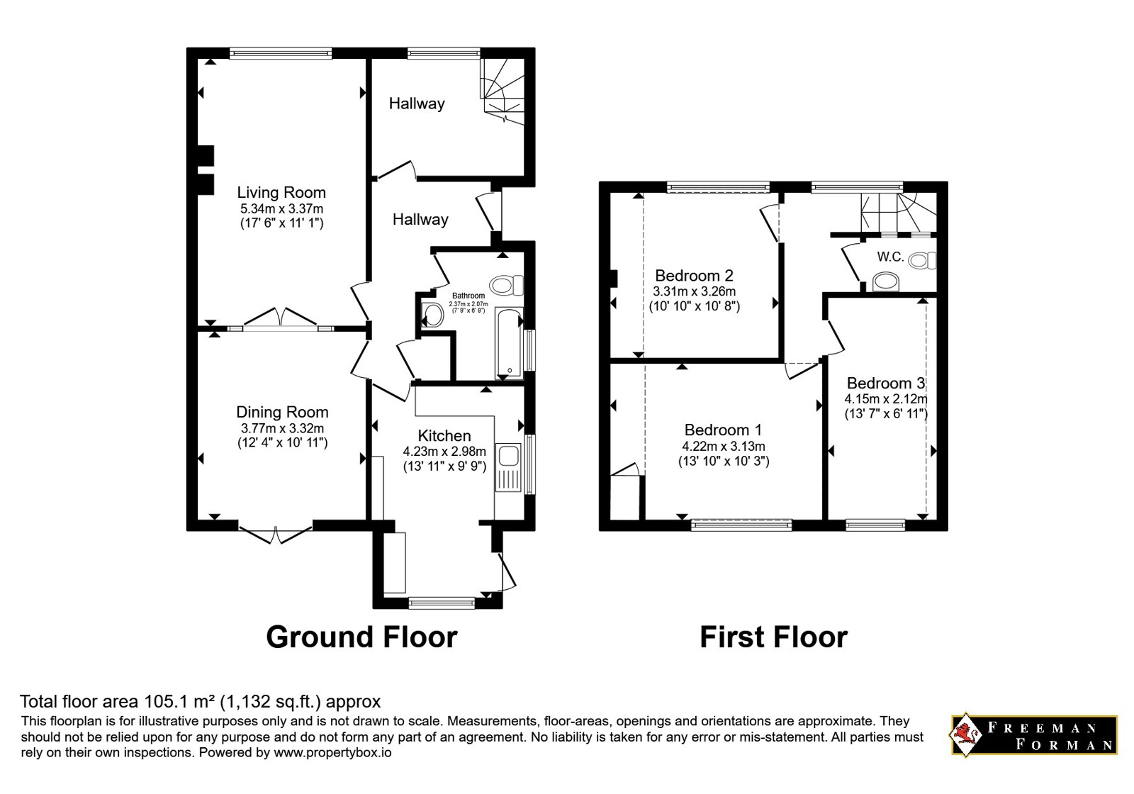 9, Beechwood Close, Etchingham floorplan