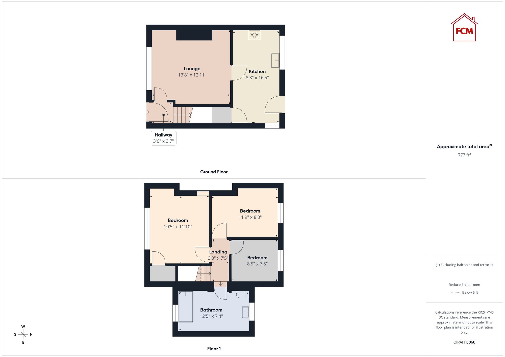 12 Coniston Road, Whitehaven floorplan
