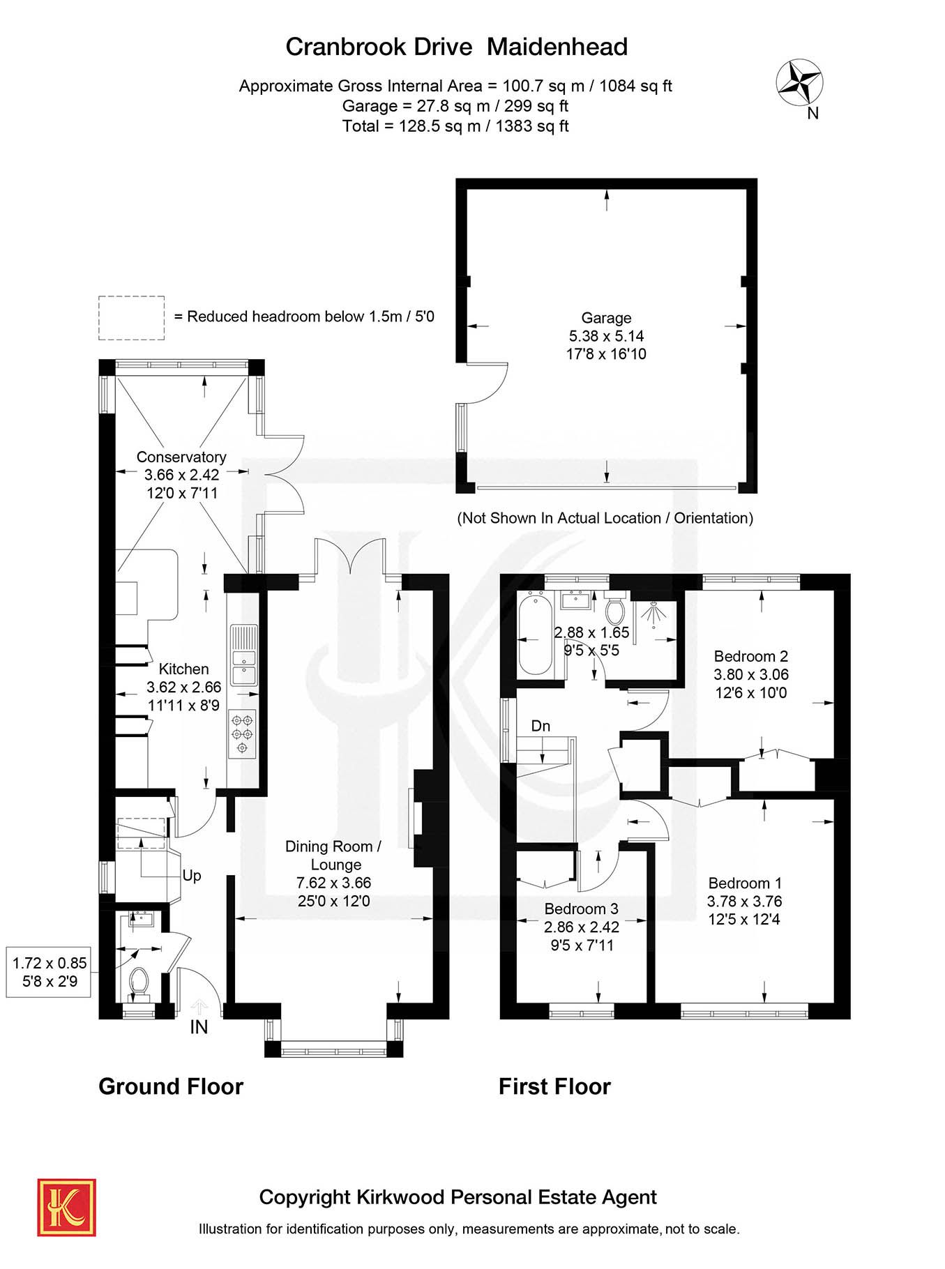 89 Cranbrook Drive, Maidenhead floorplan