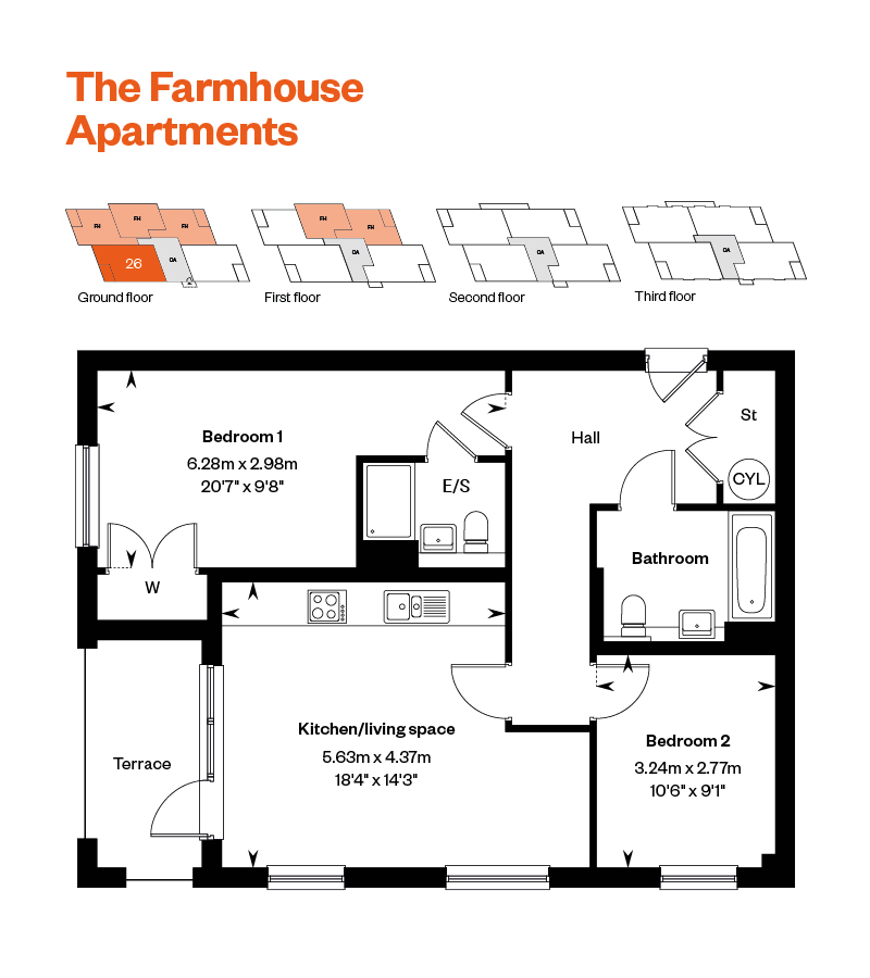 26, Thorpe Lea Road, Egham, Tw20 8Hy floorplan