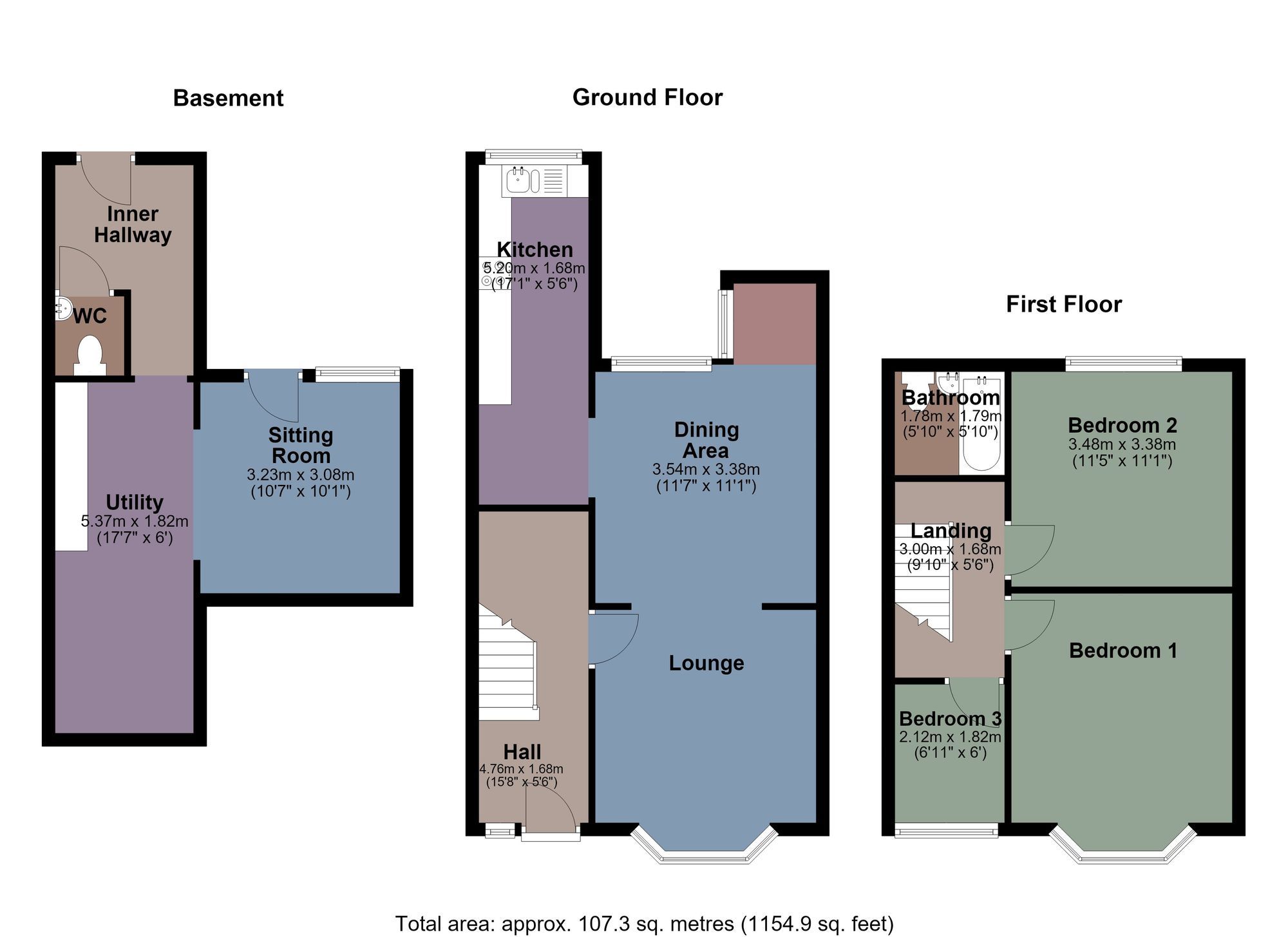 92 Manor Road, Swansea floorplan