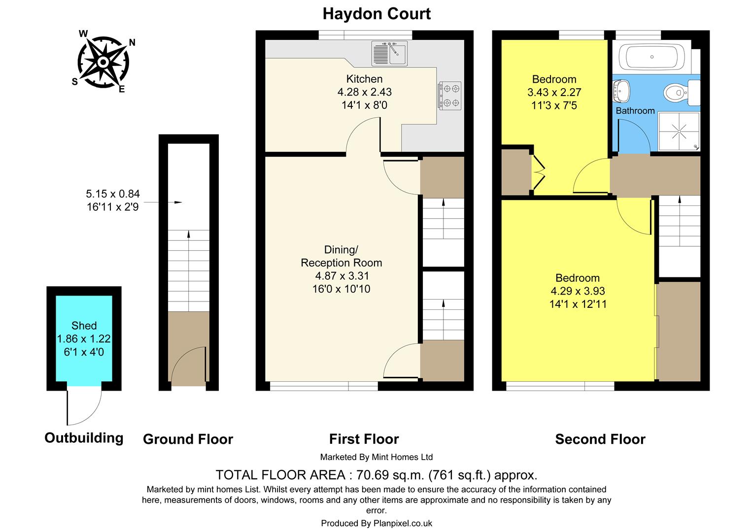 12, Hayden Court, Addlestone floorplan