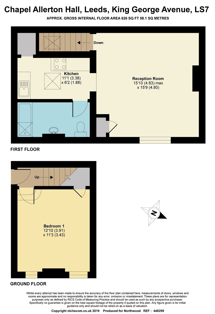 1 Bedrooms Flat for sale in Chapel Allerton Hall, King George Avenue, Leeds LS7