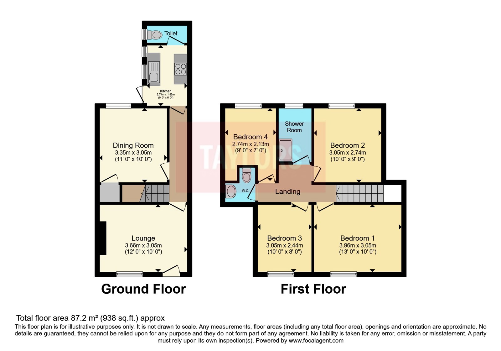 88, Ashton Road, Bedfordshire floorplan