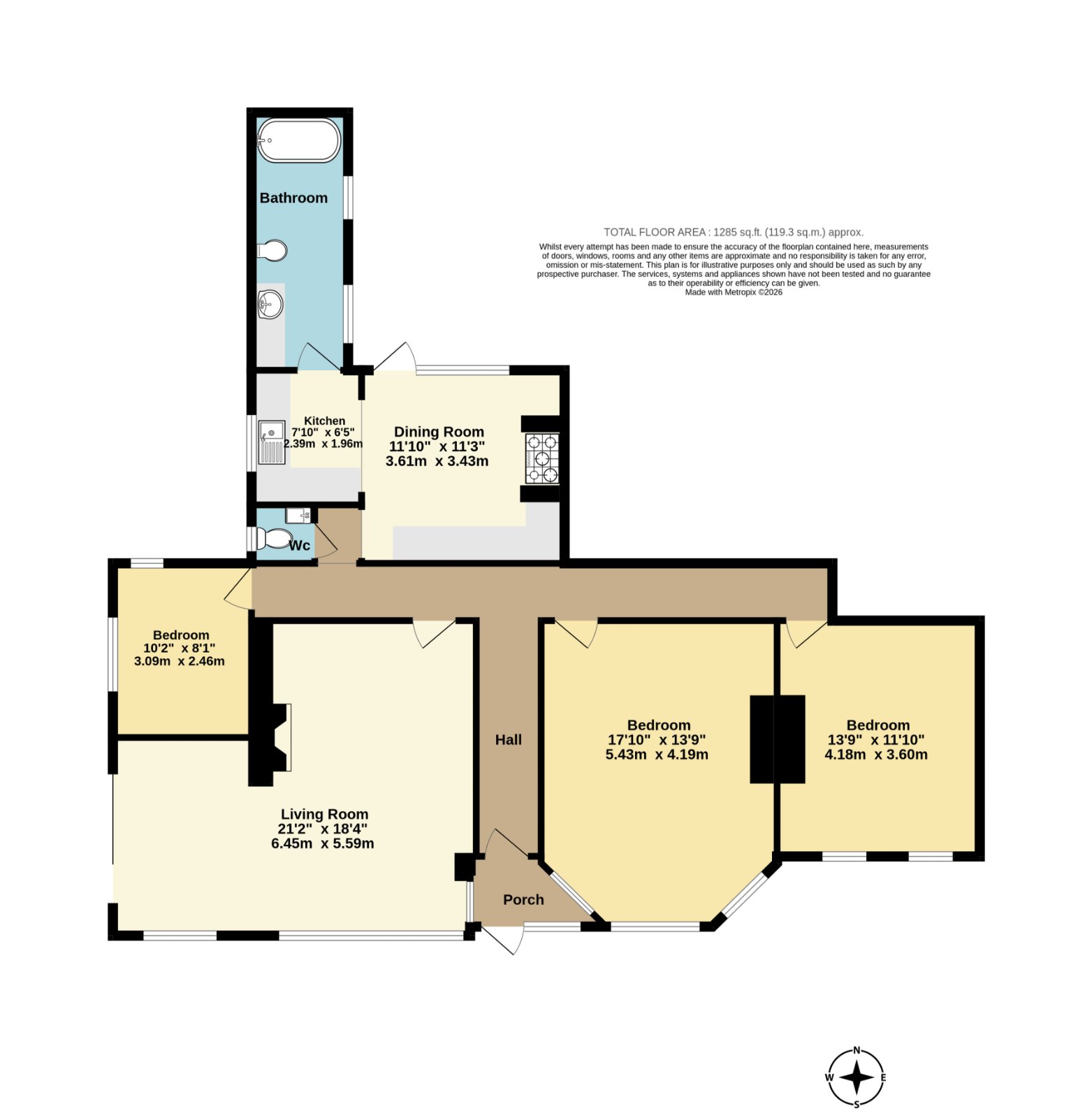 St. Margarets,, Oxenden Square, Kent floorplan