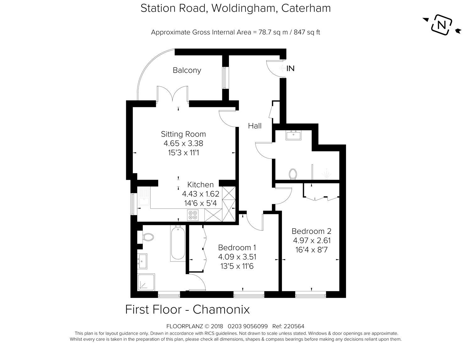 2 Bedrooms Flat for sale in Marden Manor, 1 The Crescent, Station Road, Woldingham CR3