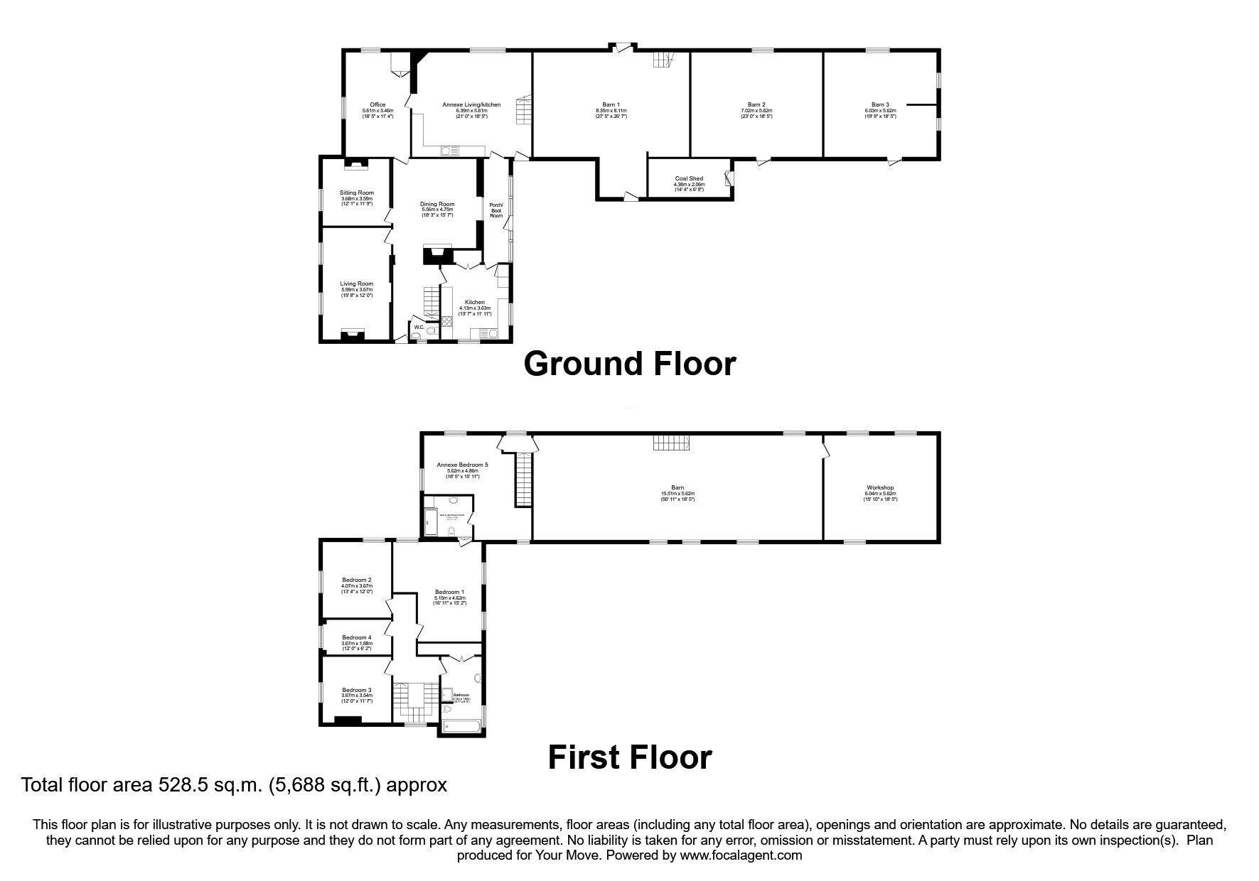 The Firs,, Easton, Cumbria floorplan