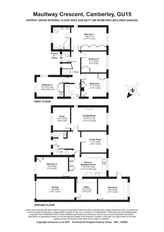 5 Bedrooms Detached house for sale in Maultway Crescent, Camberley GU15