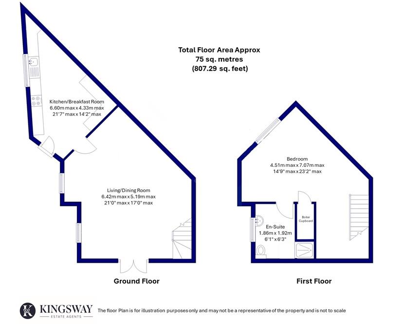 1A, Clapham Street, Leamington Spa floorplan