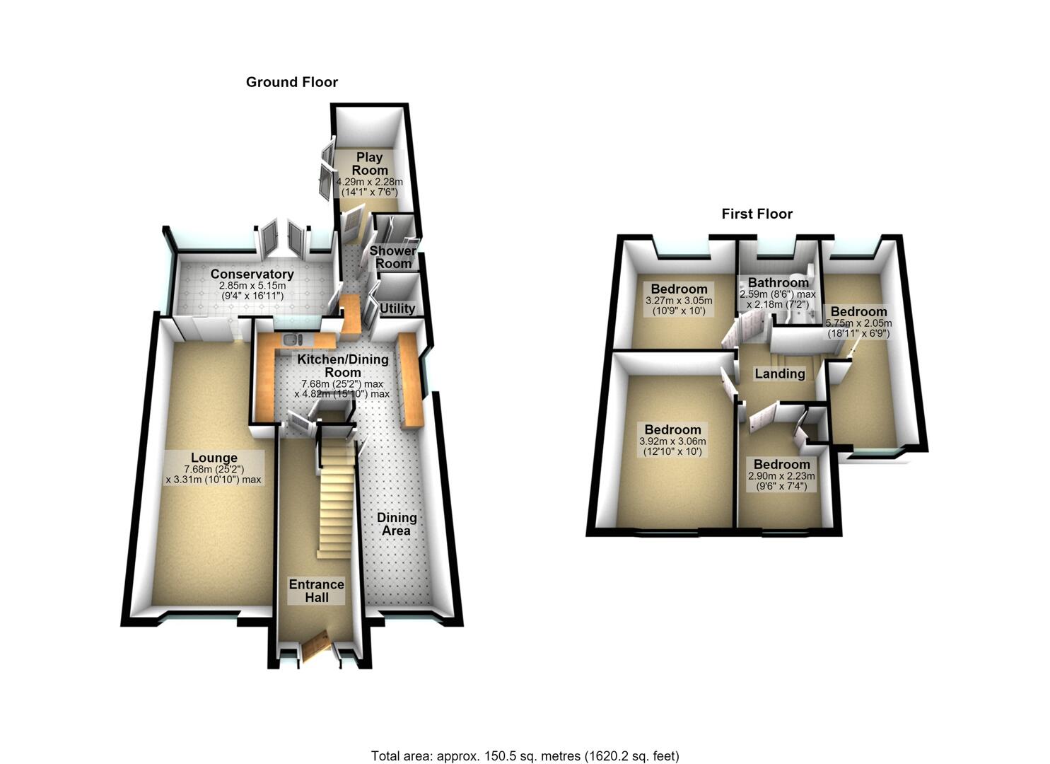 38, Acaster Drive, Leeds floorplan
