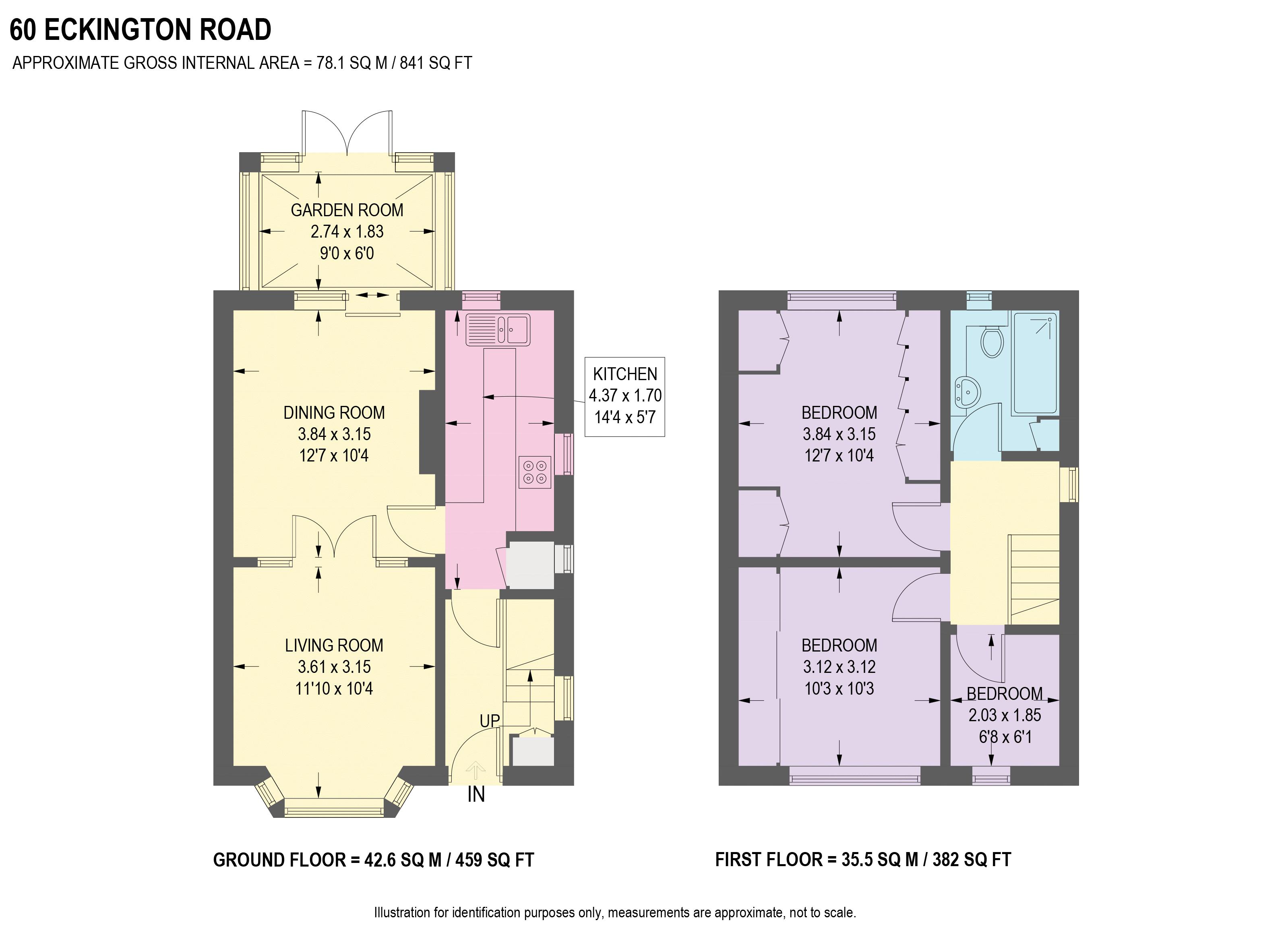 Eckington Road, Coal Aston, Dronfield S18, 3 bedroom semidetached