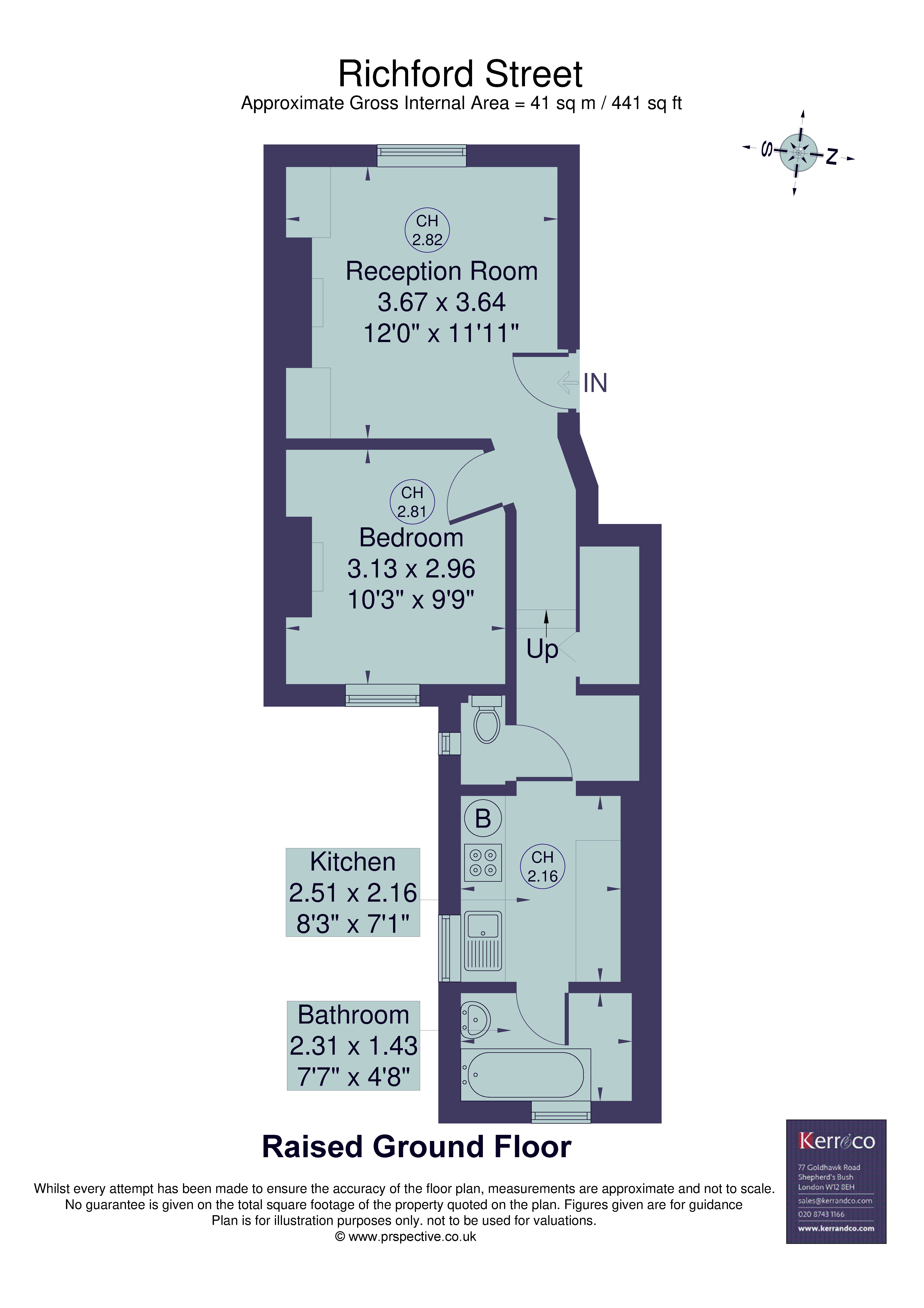 3, Richford Street, London floorplan