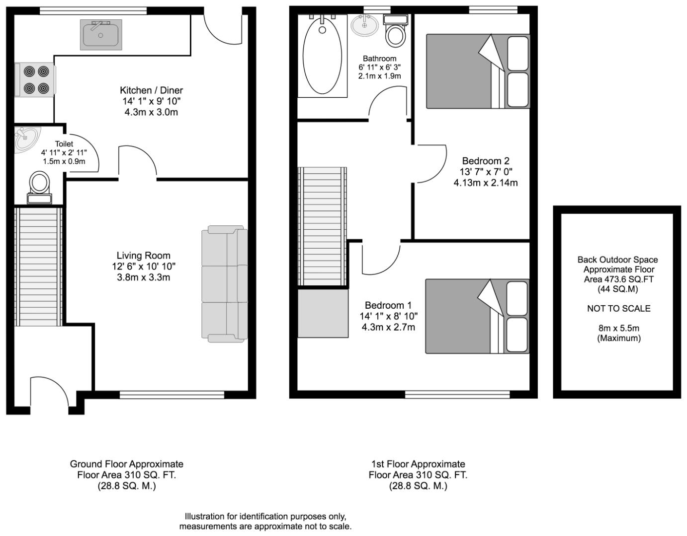 2 Bedrooms Town house to rent in Park Grange Court, Norfolk Park, Sheffield S2