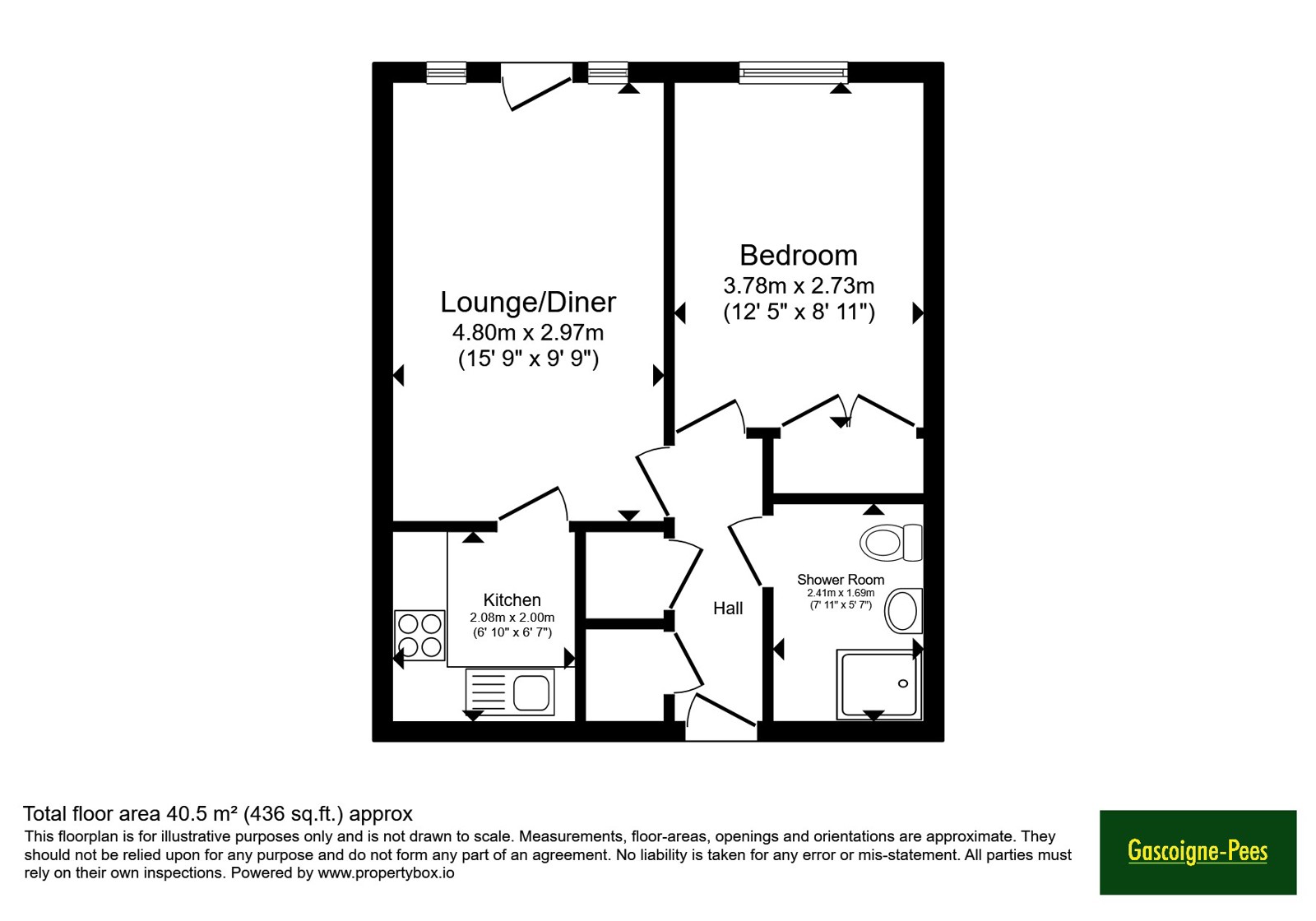 8, Allingham Court, Godalming floorplan
