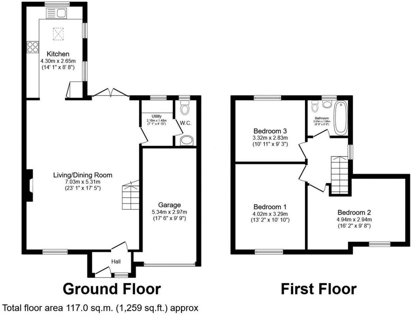 Beatty Drive, Congleton floorplan