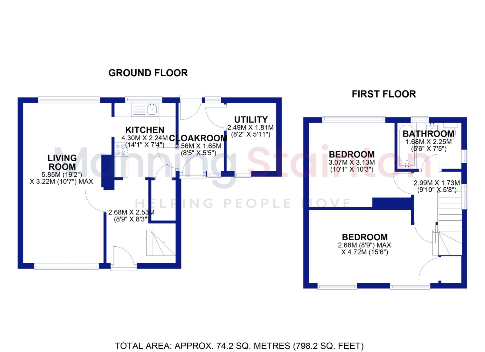 92, Calverley Lane, West Yorkshire floorplan