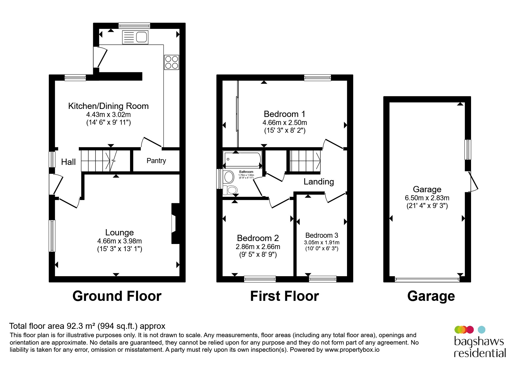 1, Wretham Close, Derby floorplan